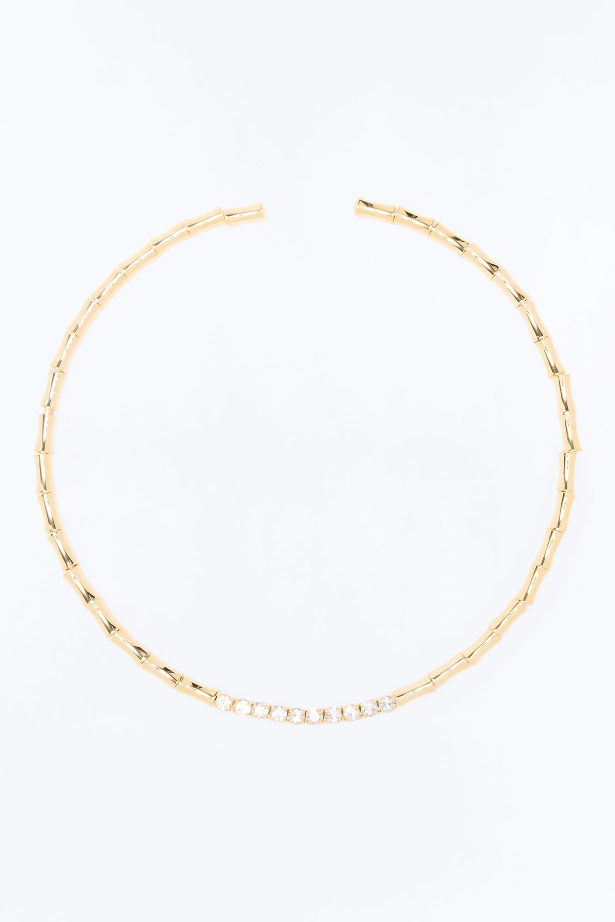 Don't Be Late Choker - Gold — Dourado