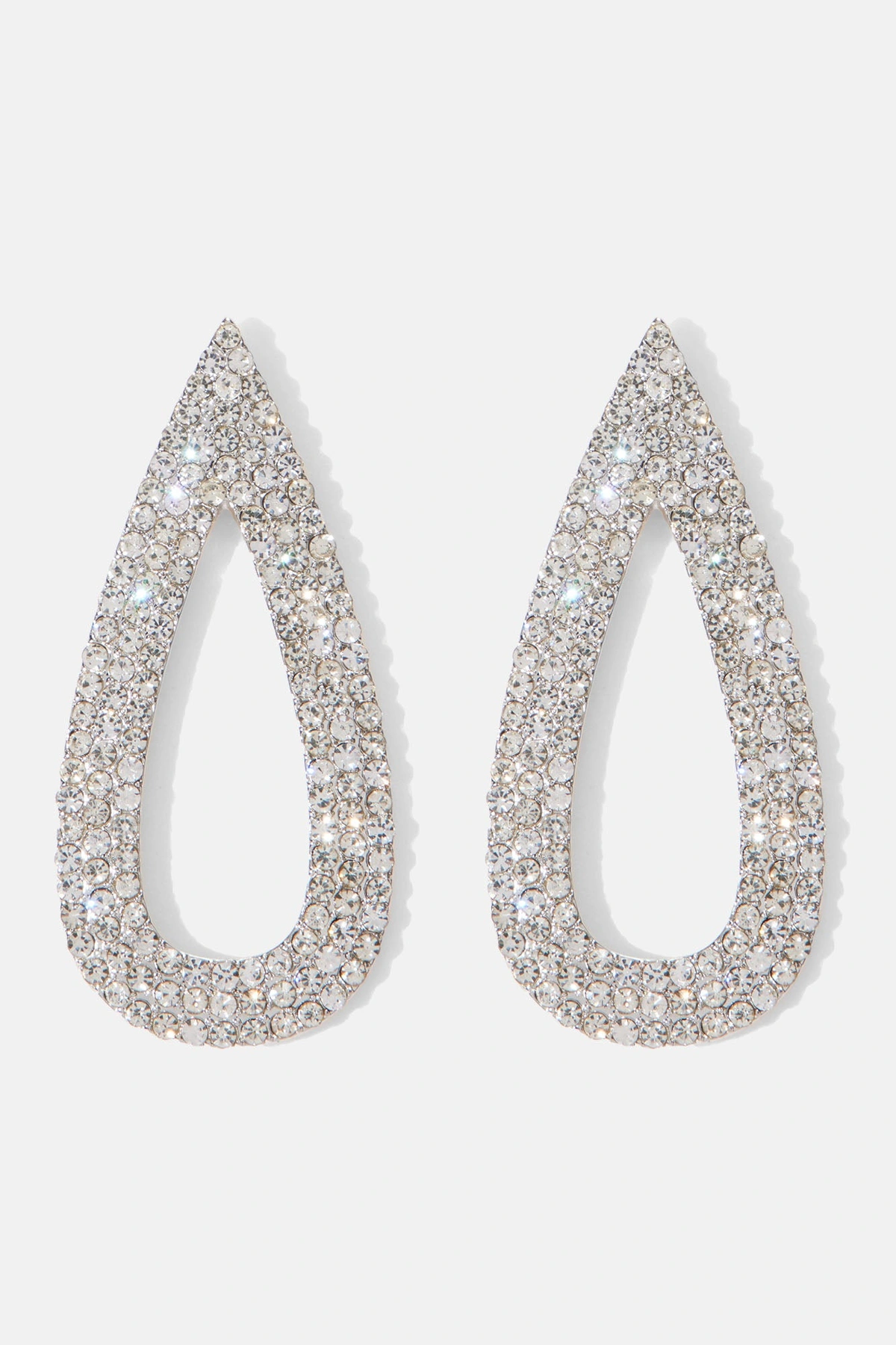 Cheers To The Night Earrings - Silver — Prateado