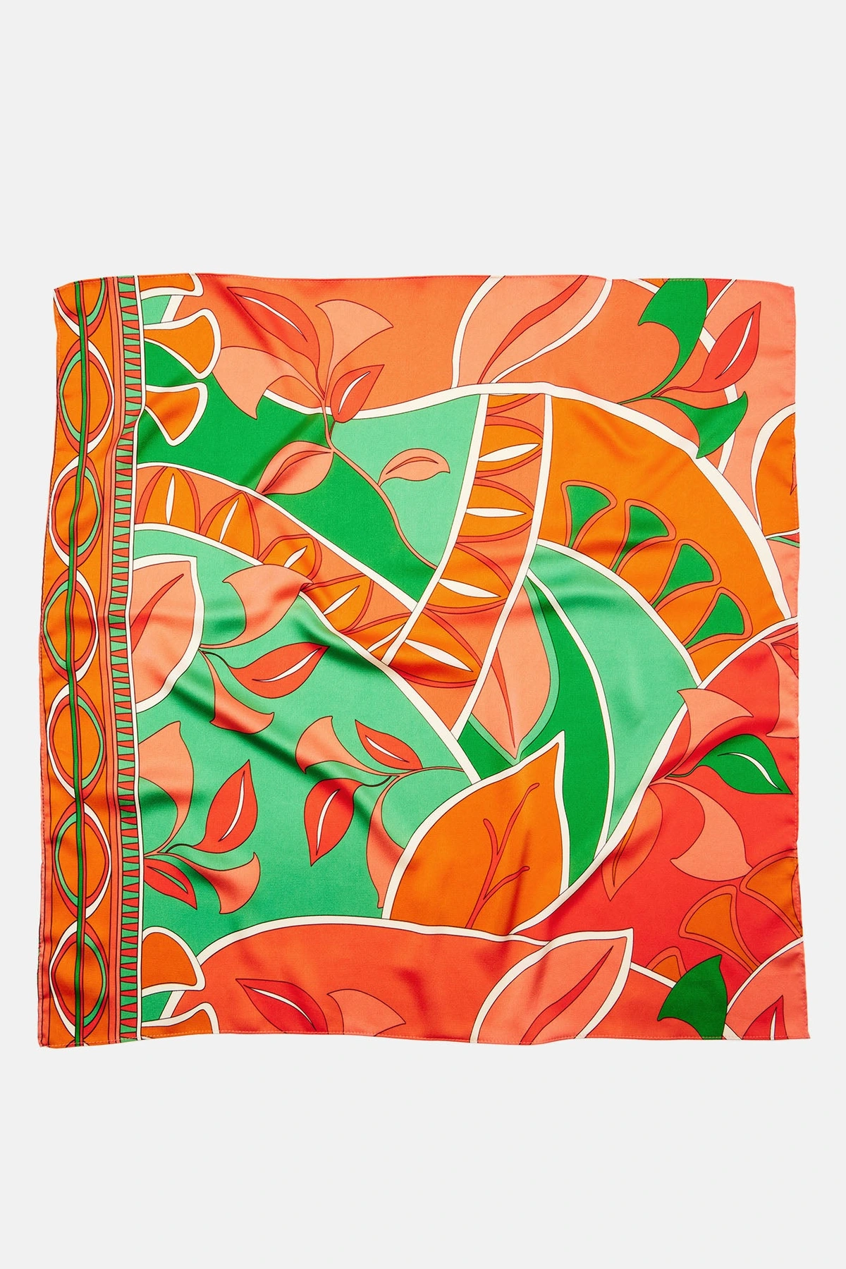 Gone Tanning Head Scarf - Peach/combo — Peach/combinação