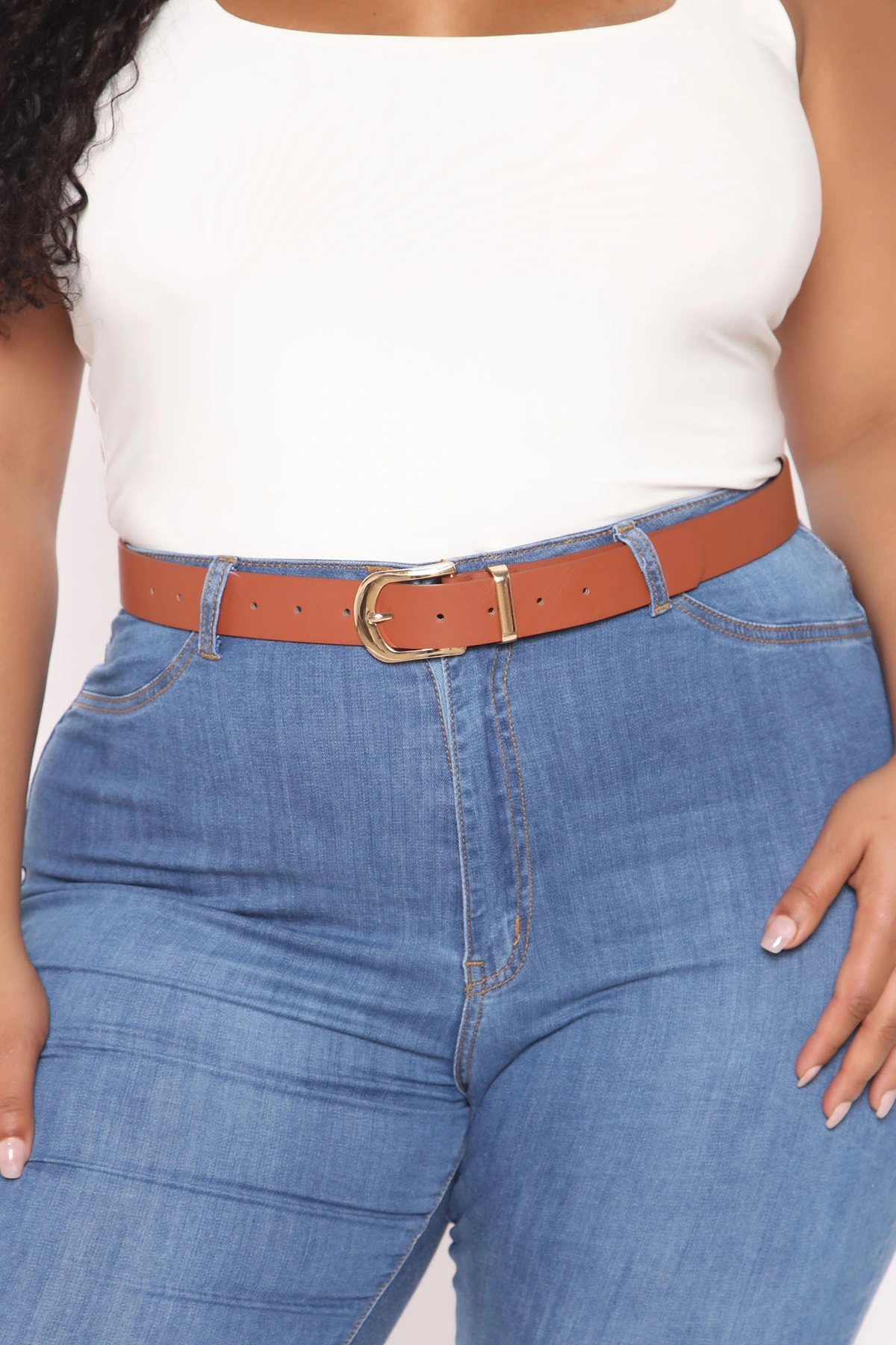 Back To Basic Belt Set - Black/Tan — Preto/Castanho-claro
