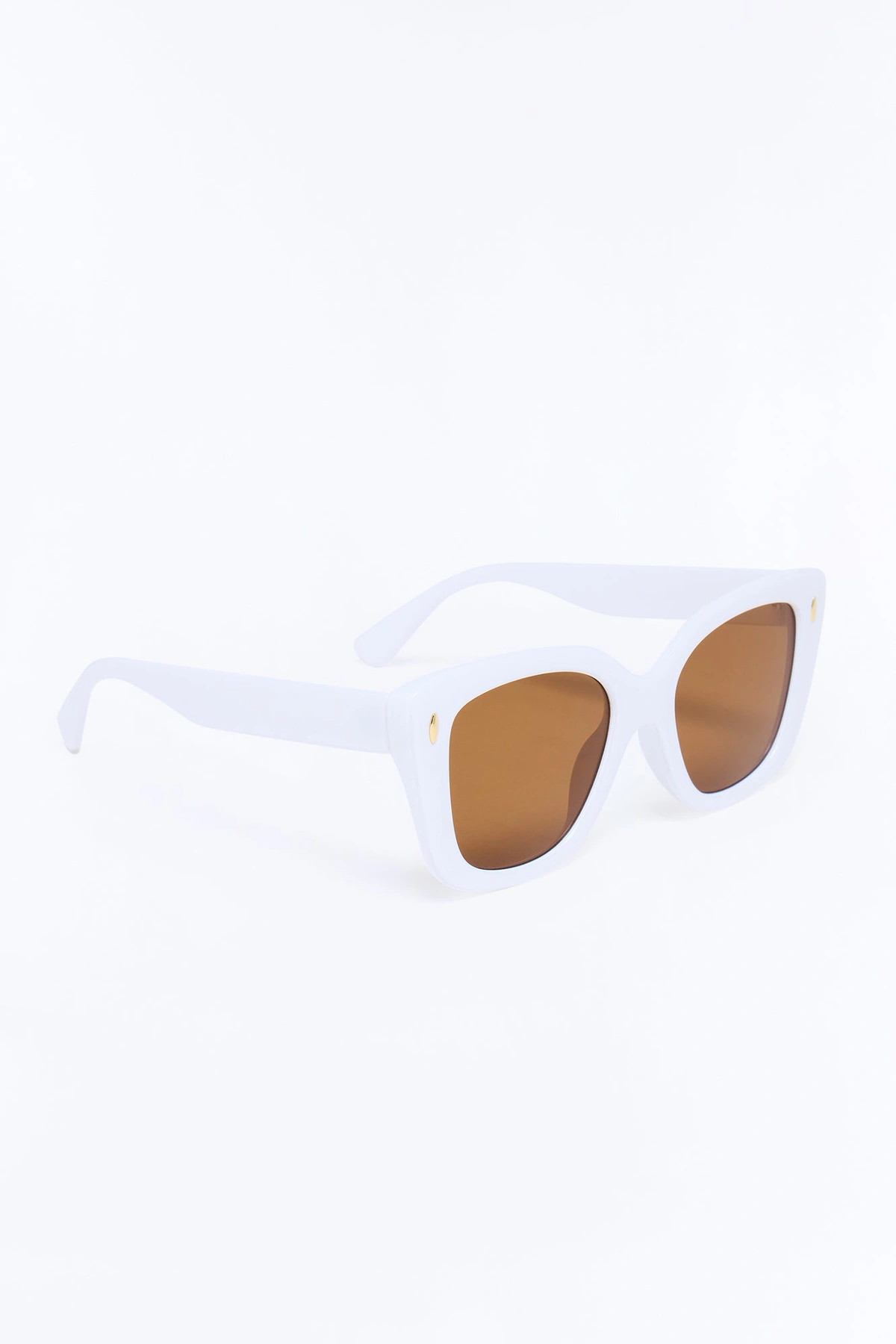 Coincidence Maybe Sunglasses - White — Branco