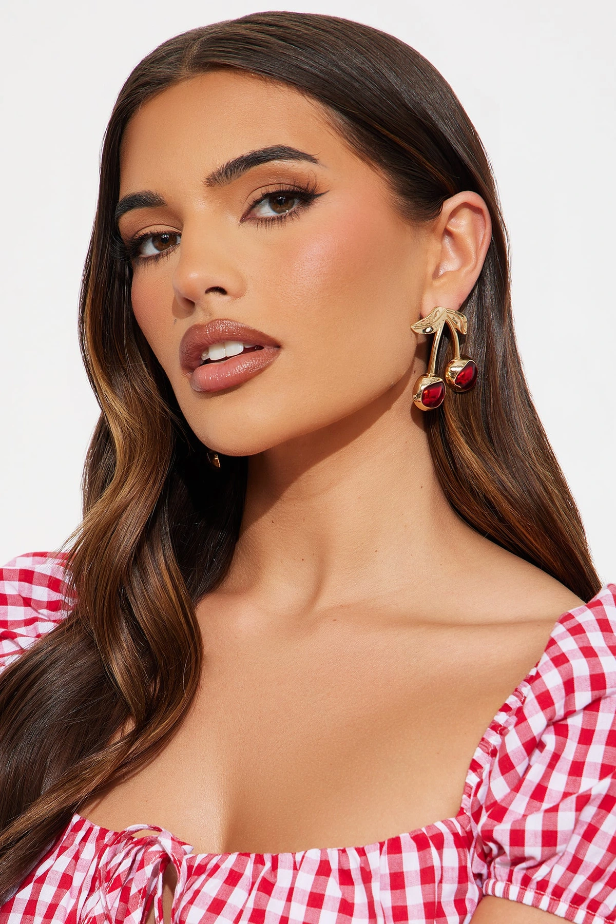 Cherry Sweet Earrings - Gold — Dourado