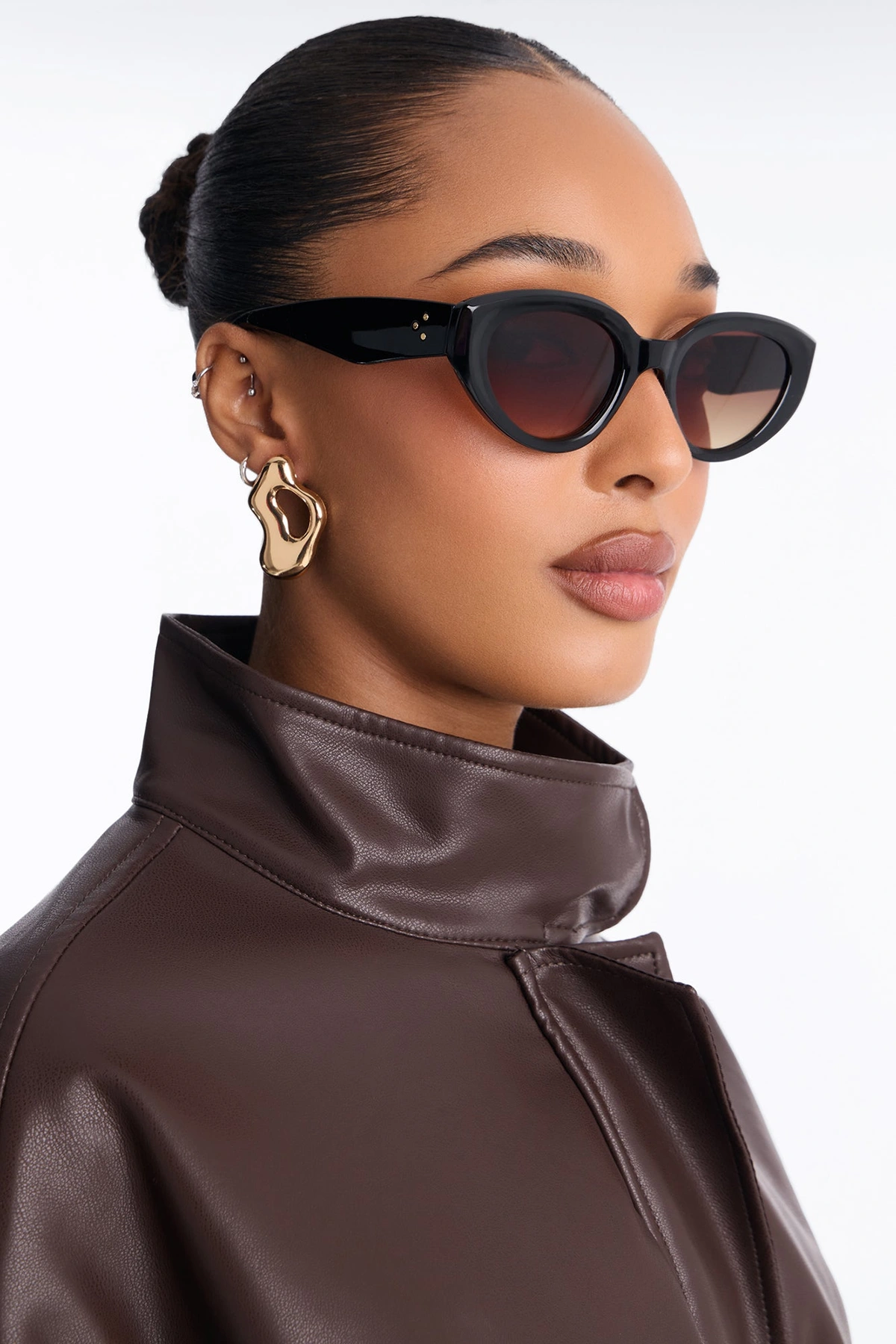 Sun Muse Sunglasses - Black — Preto