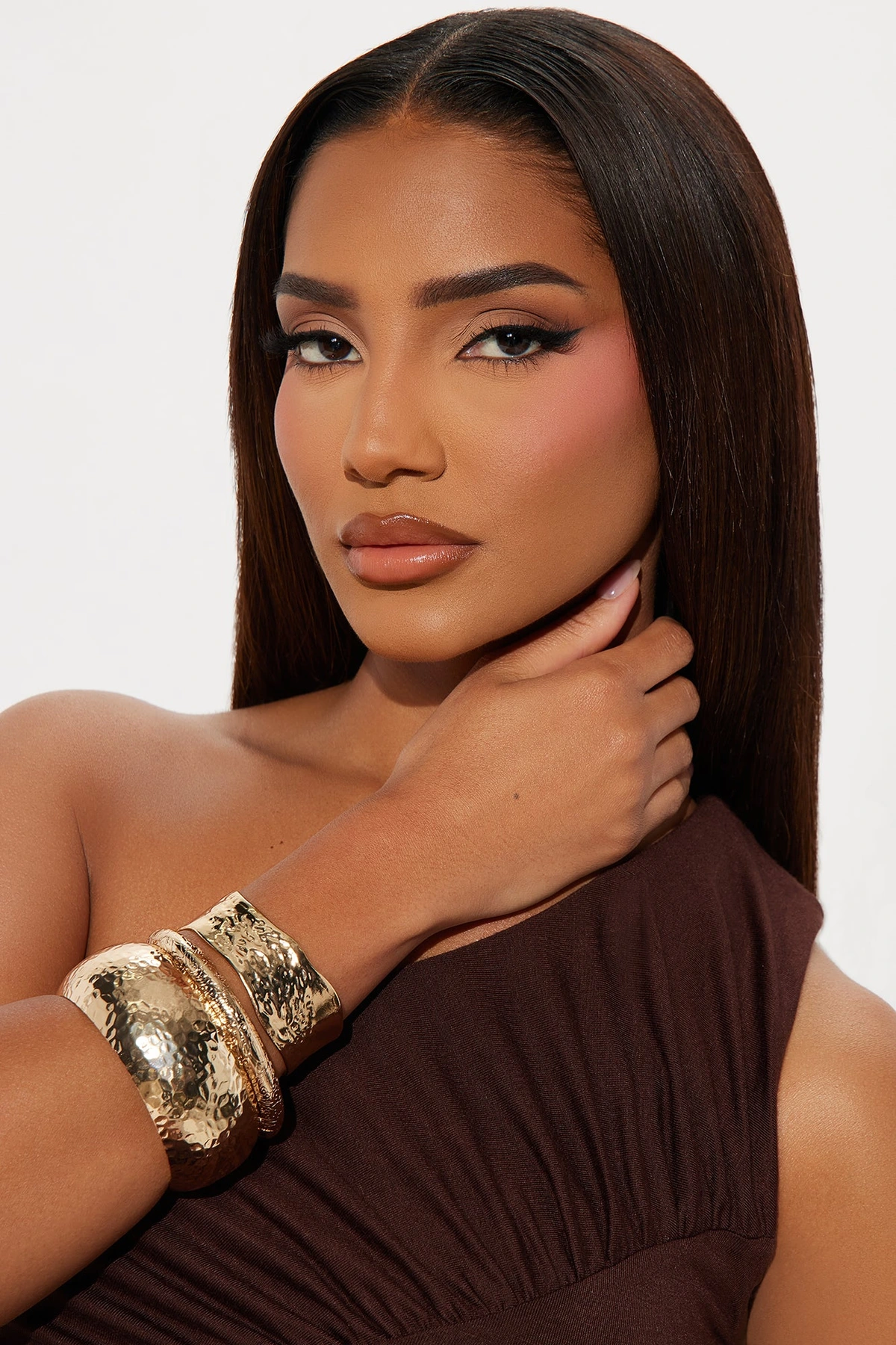 Mira 2 Piece Bracelet Set - Gold — Dourado