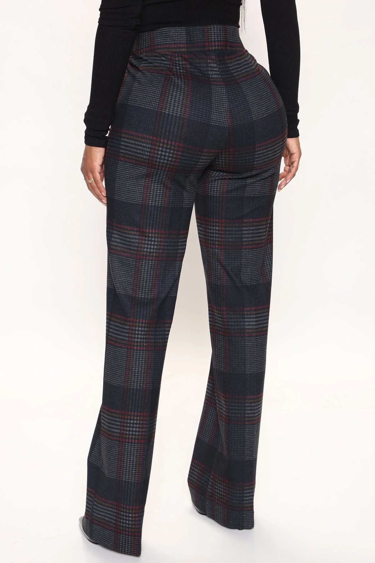 Feeling Preppy Wide Leg Pant 33 - Navy/combo — Azul-marinho/combinação