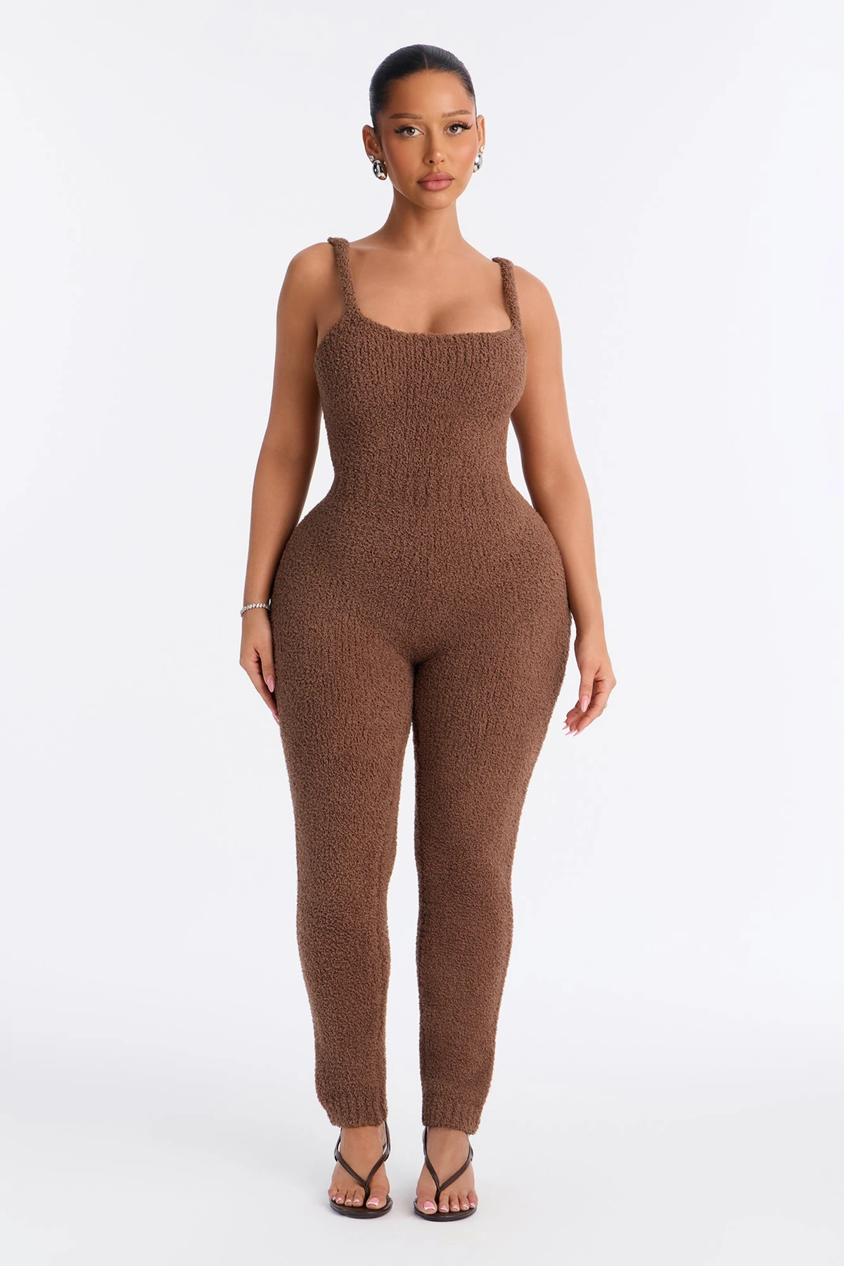 Living In It Jumpsuit Set - Mocha — Moca