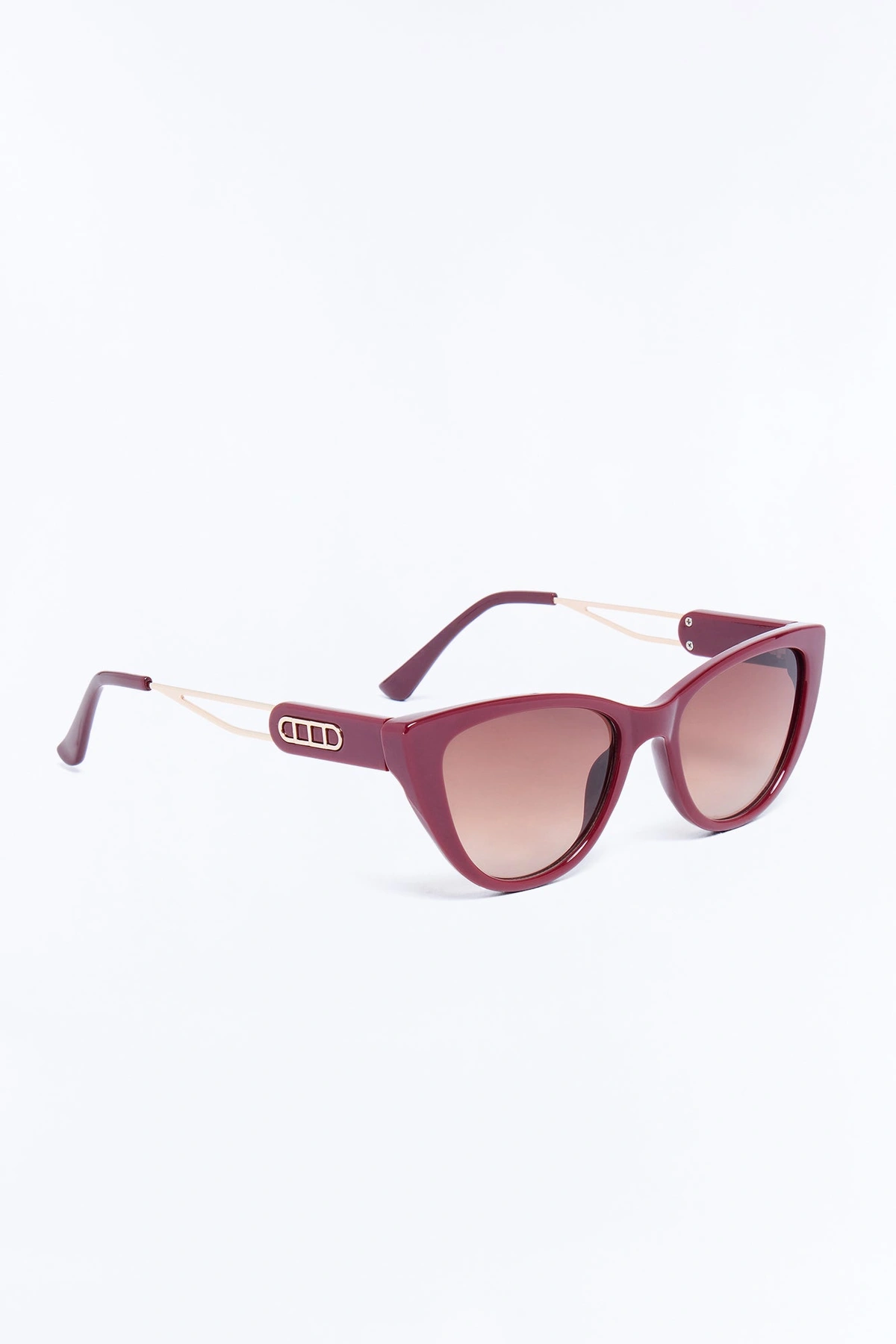 Hiding In The Shadow Sunglasses - Burgundy — Bordô