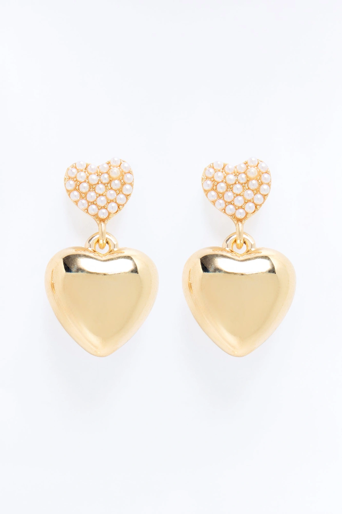 My Darling Love Drop Earrings - Gold — Dourado