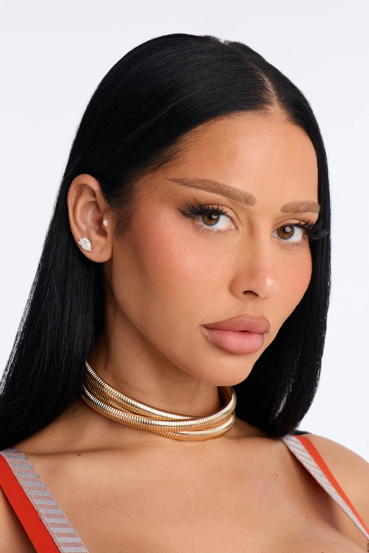 Colliding Choker - Gold — Dourado