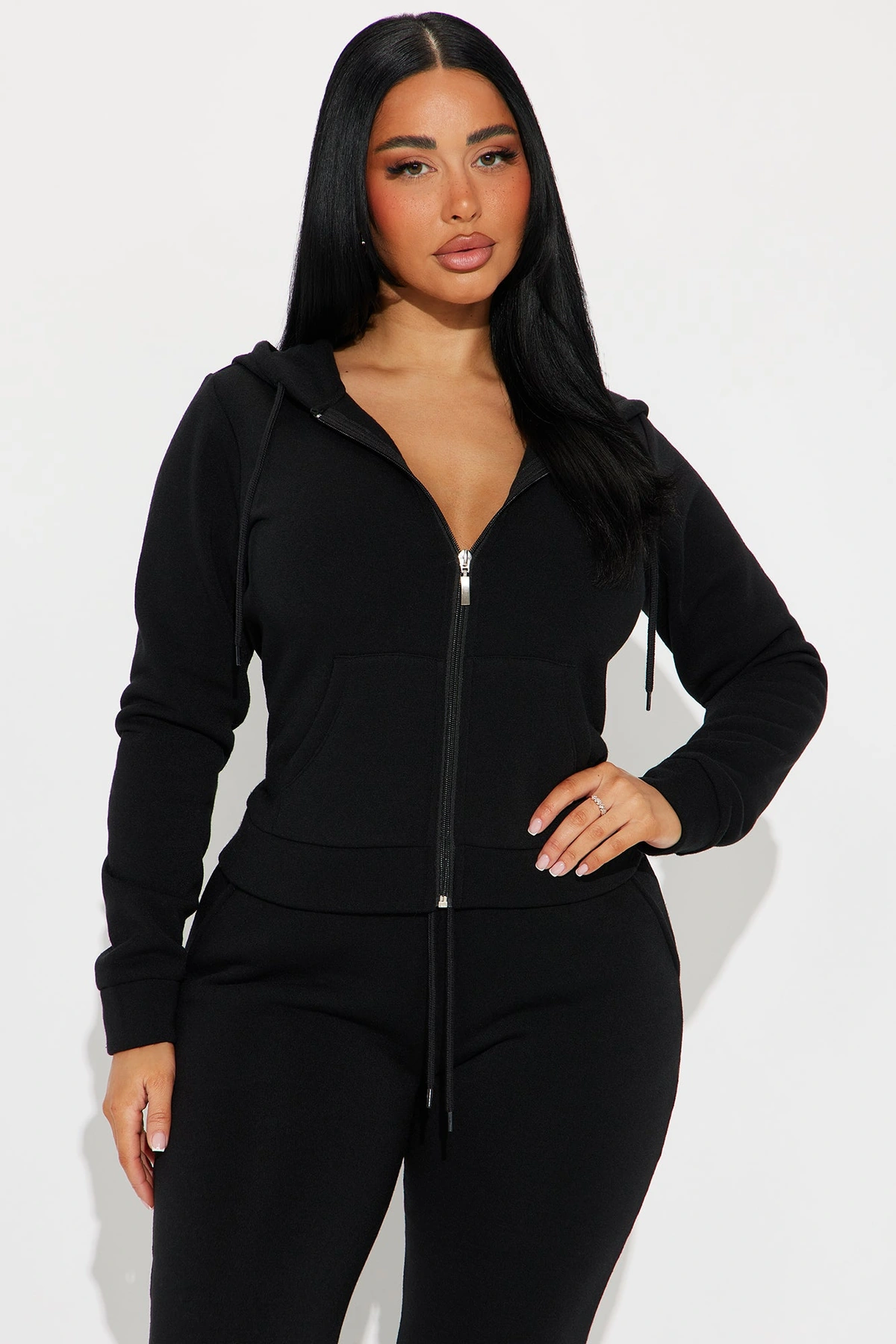 Candace Lounge Set - Black — Preto