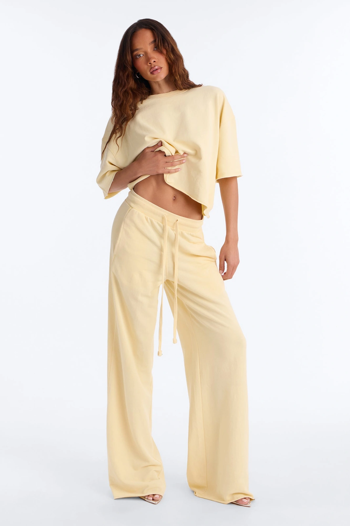 Strollin' Around Pant Set - Yellow — Amarelo