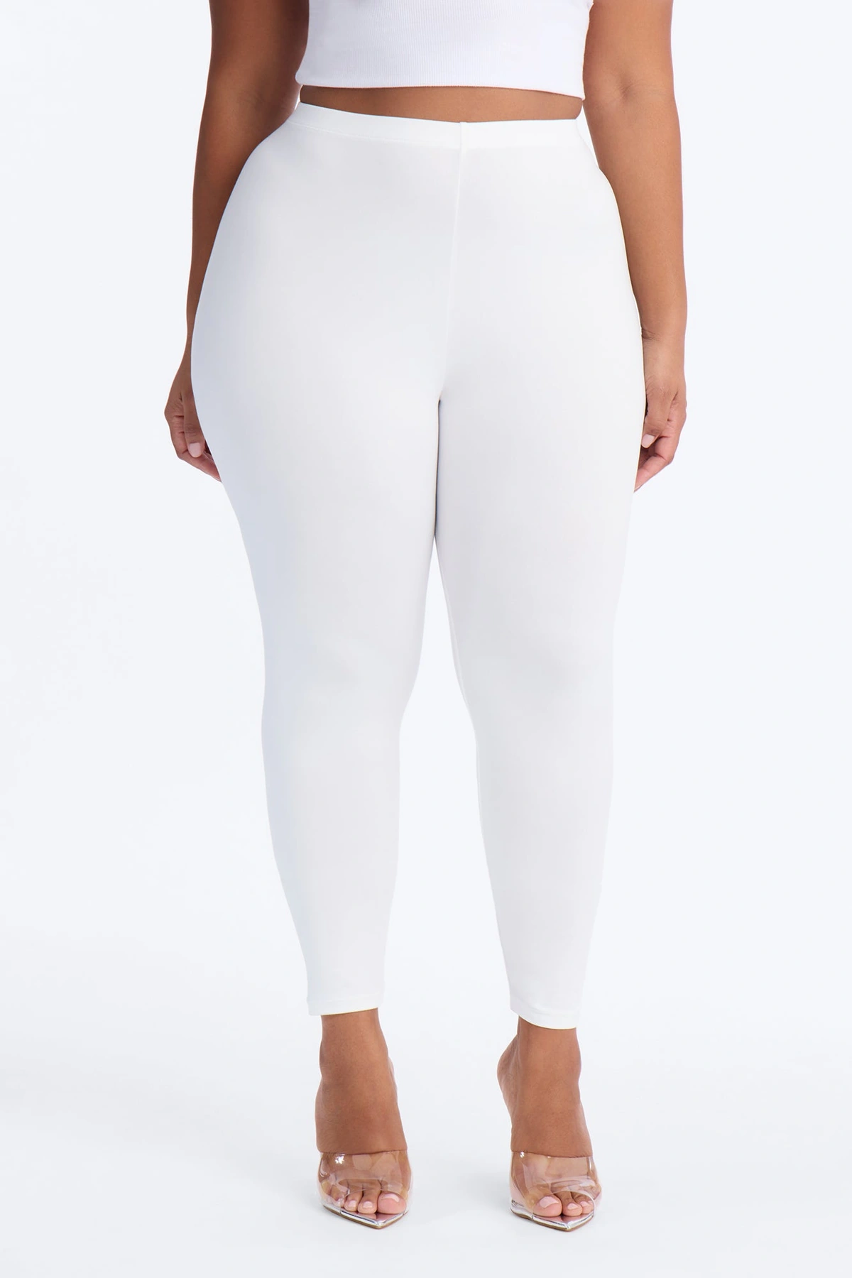 Almost Every Day Leggings - White — Branco