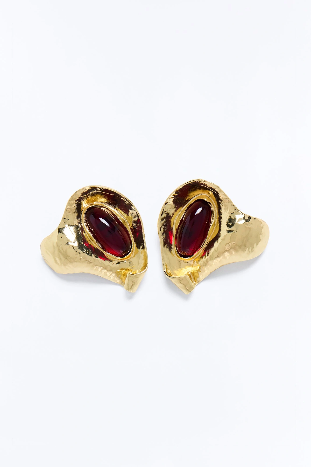 Kind Soul Jeweled Drop Earrings - Burgundy/combo — Bordô/combinação