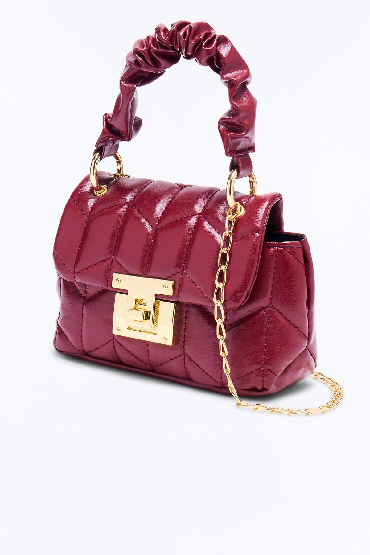Cutie Crossbody Handbag - Burgundy — Bordô