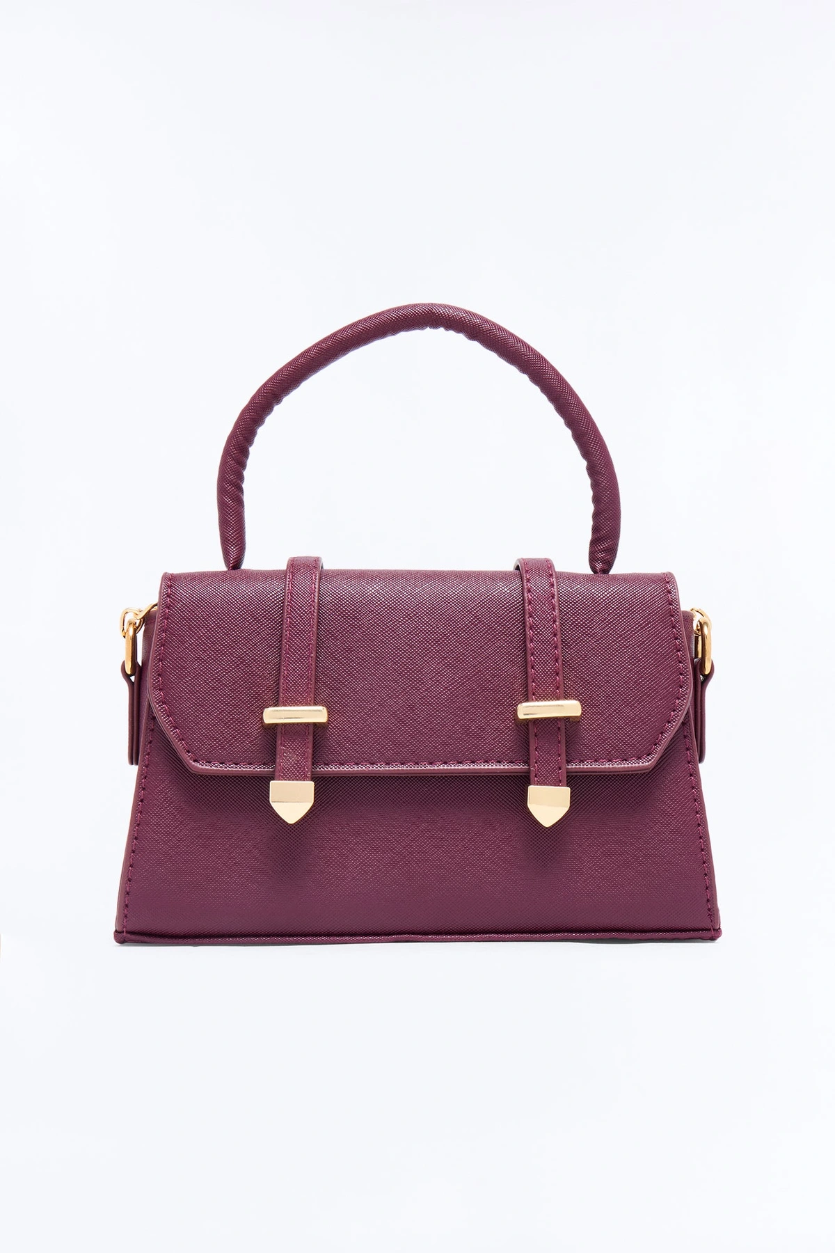 Ellena Handbag - Burgundy — Bordô