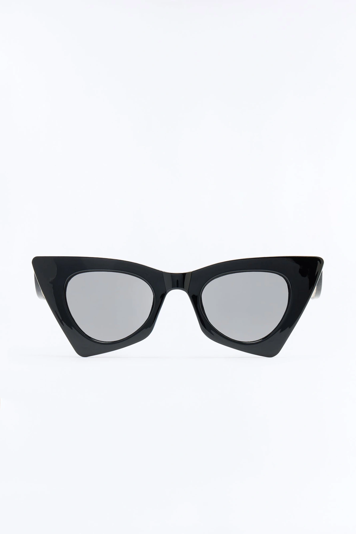 All The Rage Cat Eye Sunglasses - Black — Preto