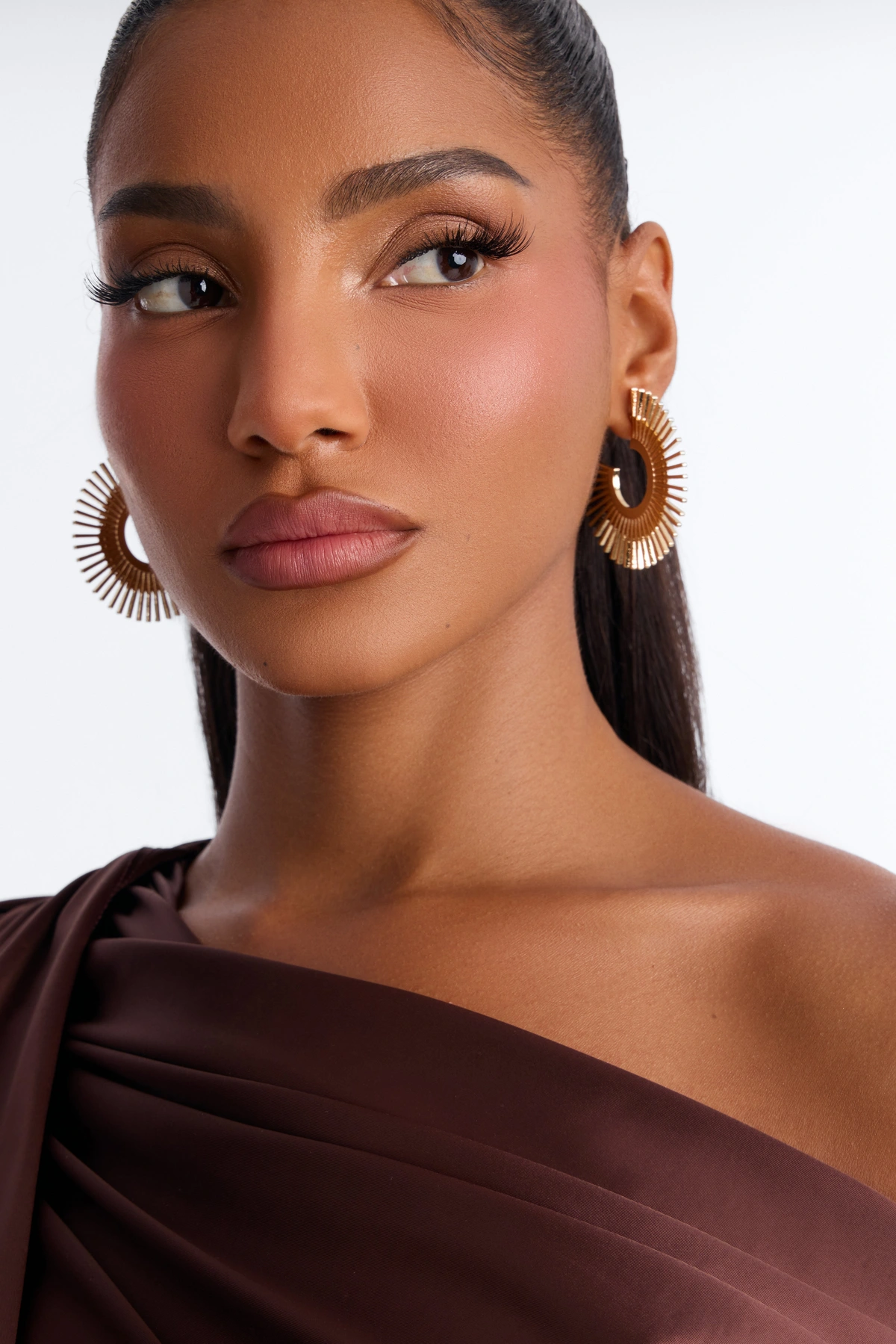 Burst Of Joy Hoop Earrings - Gold — Dourado