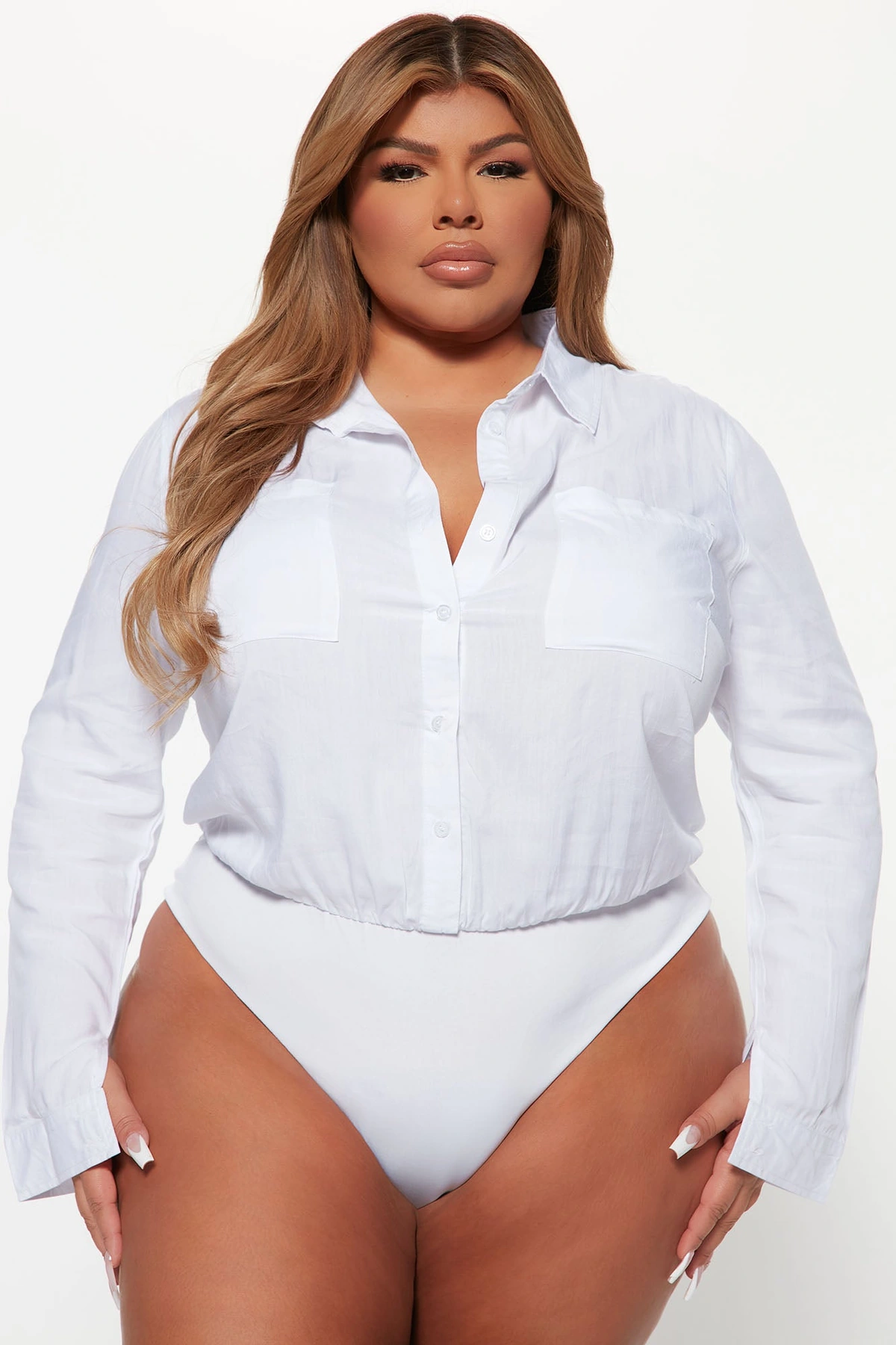 You Better Work Bodysuit - White — Branco