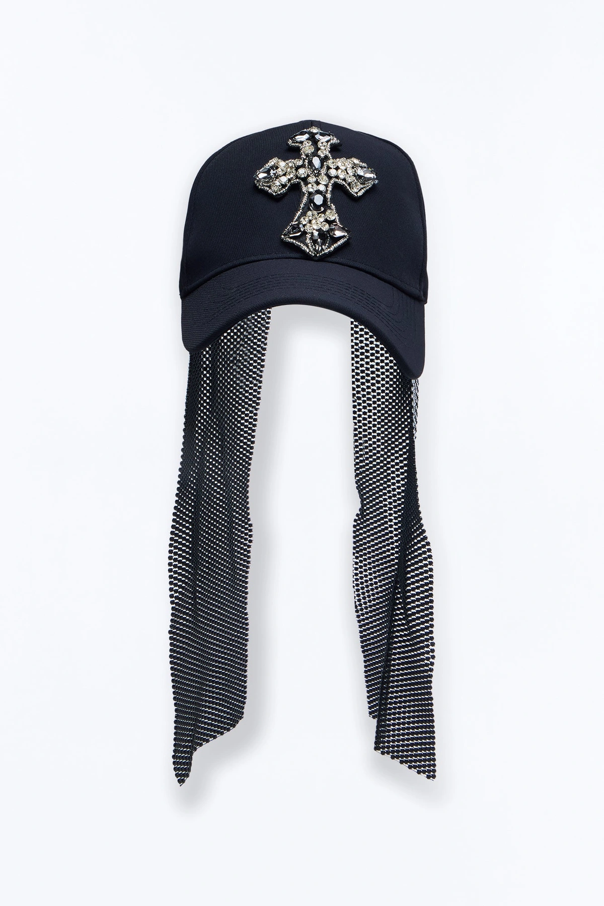 Don't Cross The Line Baseball Hat - Black/combo — Preto/combinação