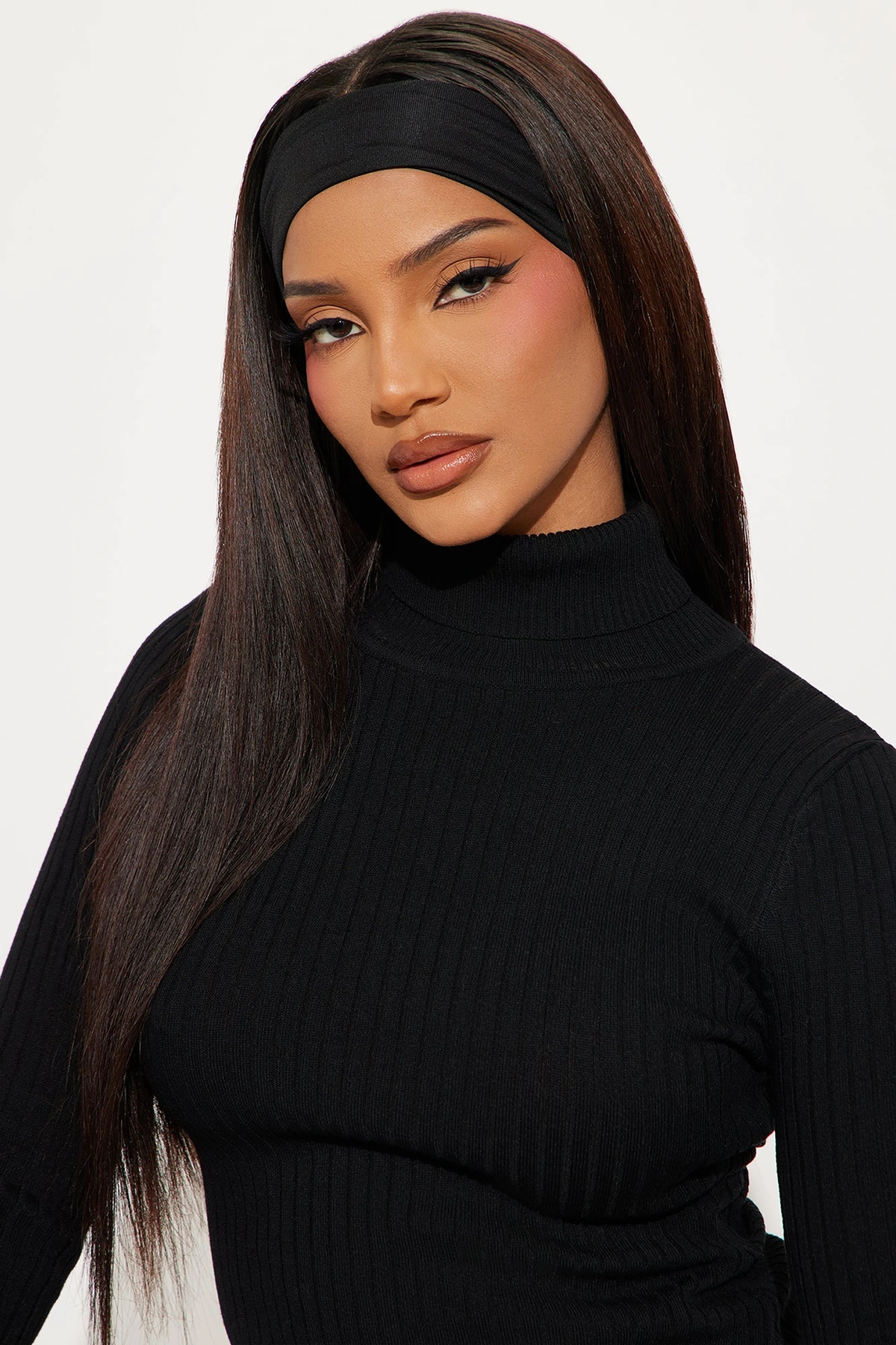 Athletic Girly 3 Piece Headband Set - Black/combo — Preto/combinação