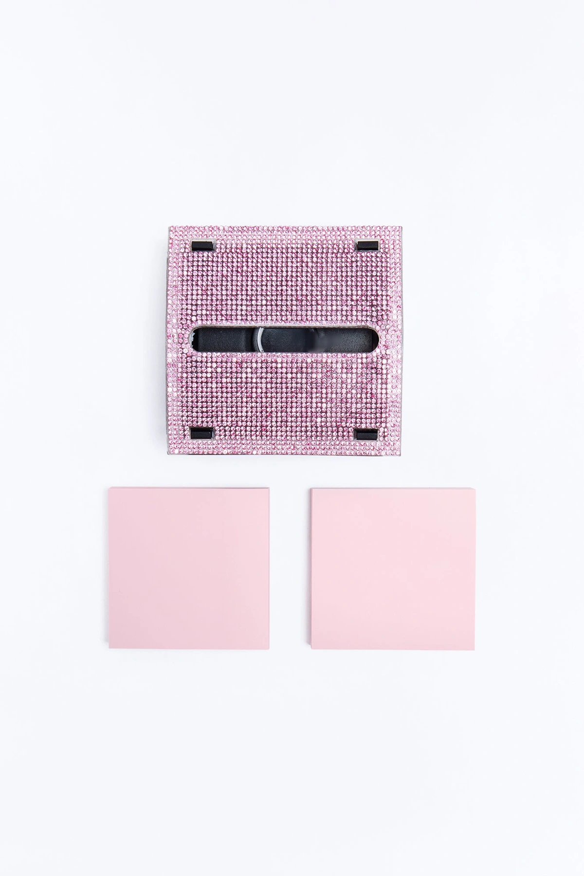 Rhinestone Sticky Note Dispenser - Pink — Rosa