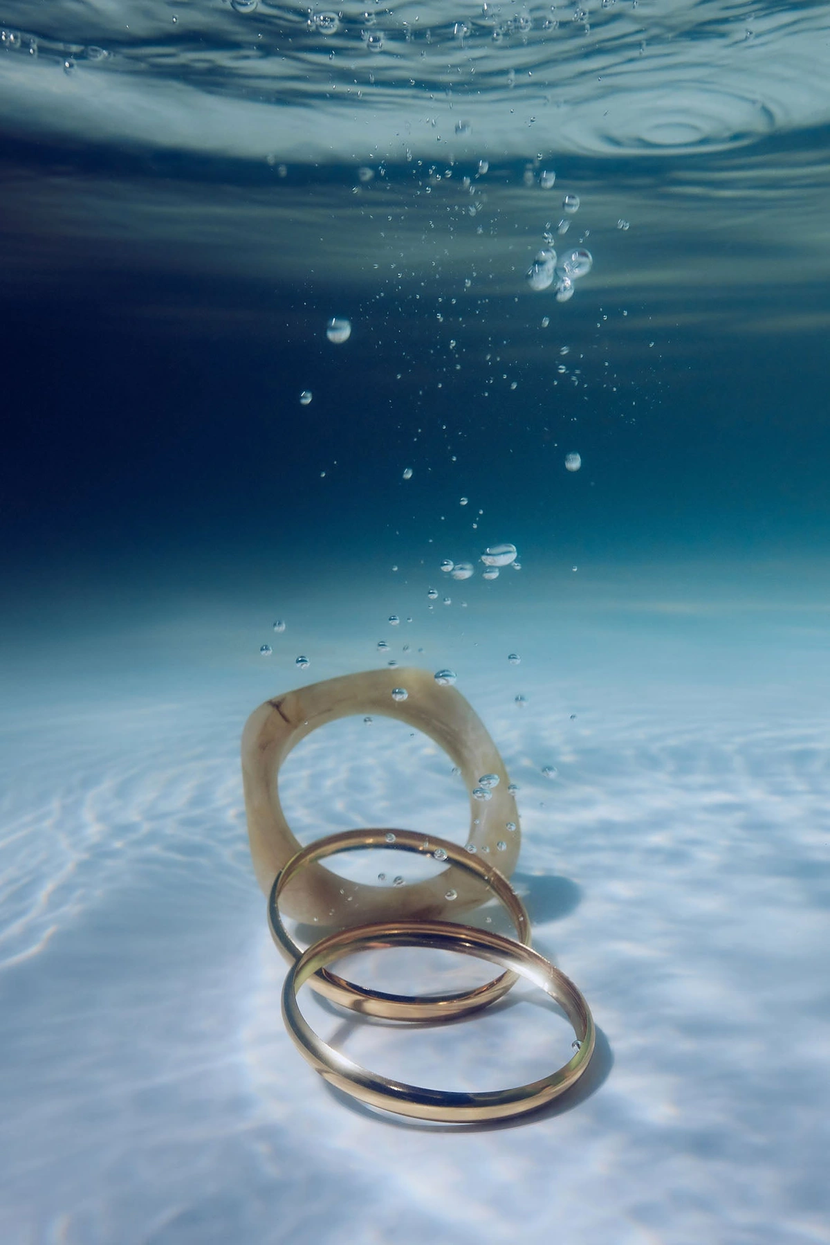 Bali Escape 5 Piece Bangle Set - Nude/combo — Nude/combinação