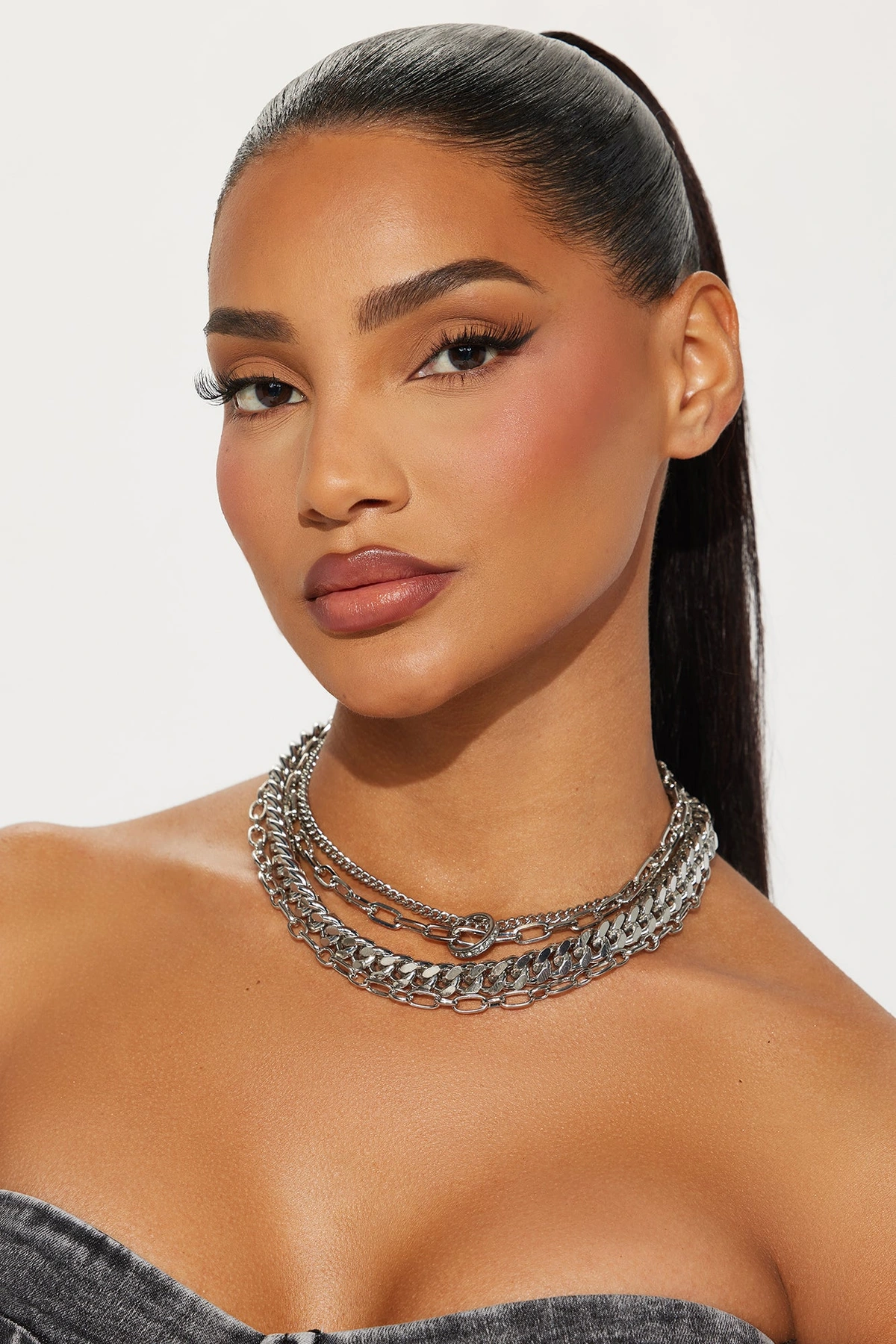 Ahead Of The Game Necklace - Silver — Prateado