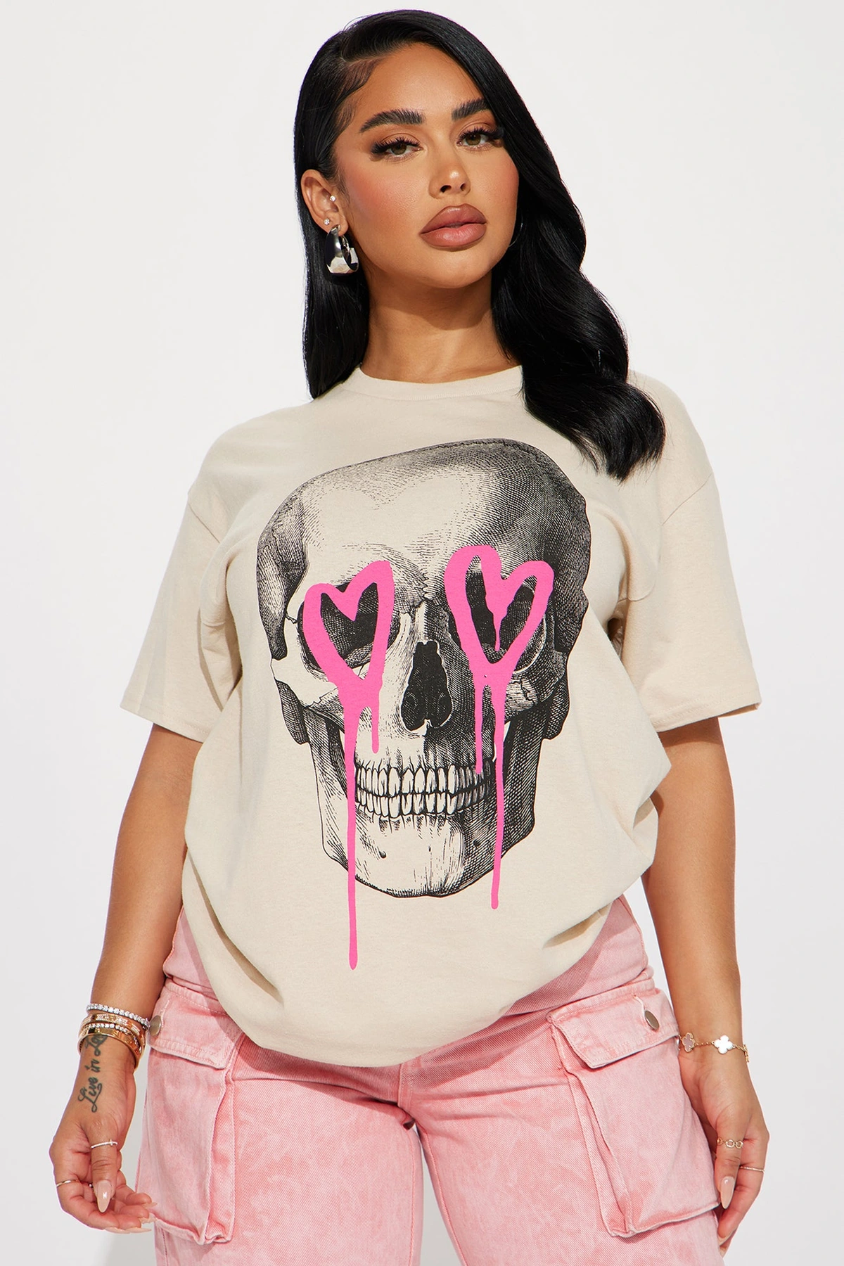 Eternal Love Skull Tshirt - Sand — Sand