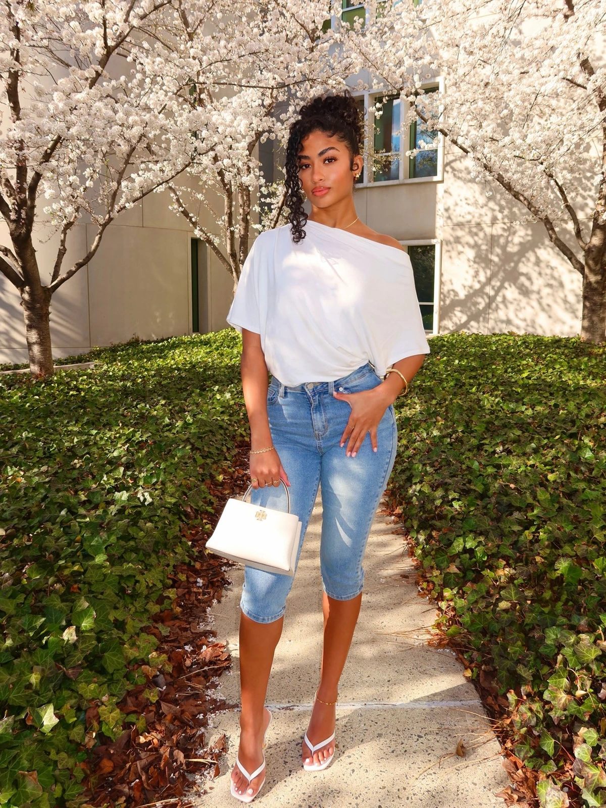 San Diego Skinny Capri Jeans - Light Wash — Ganga de lavagem clara