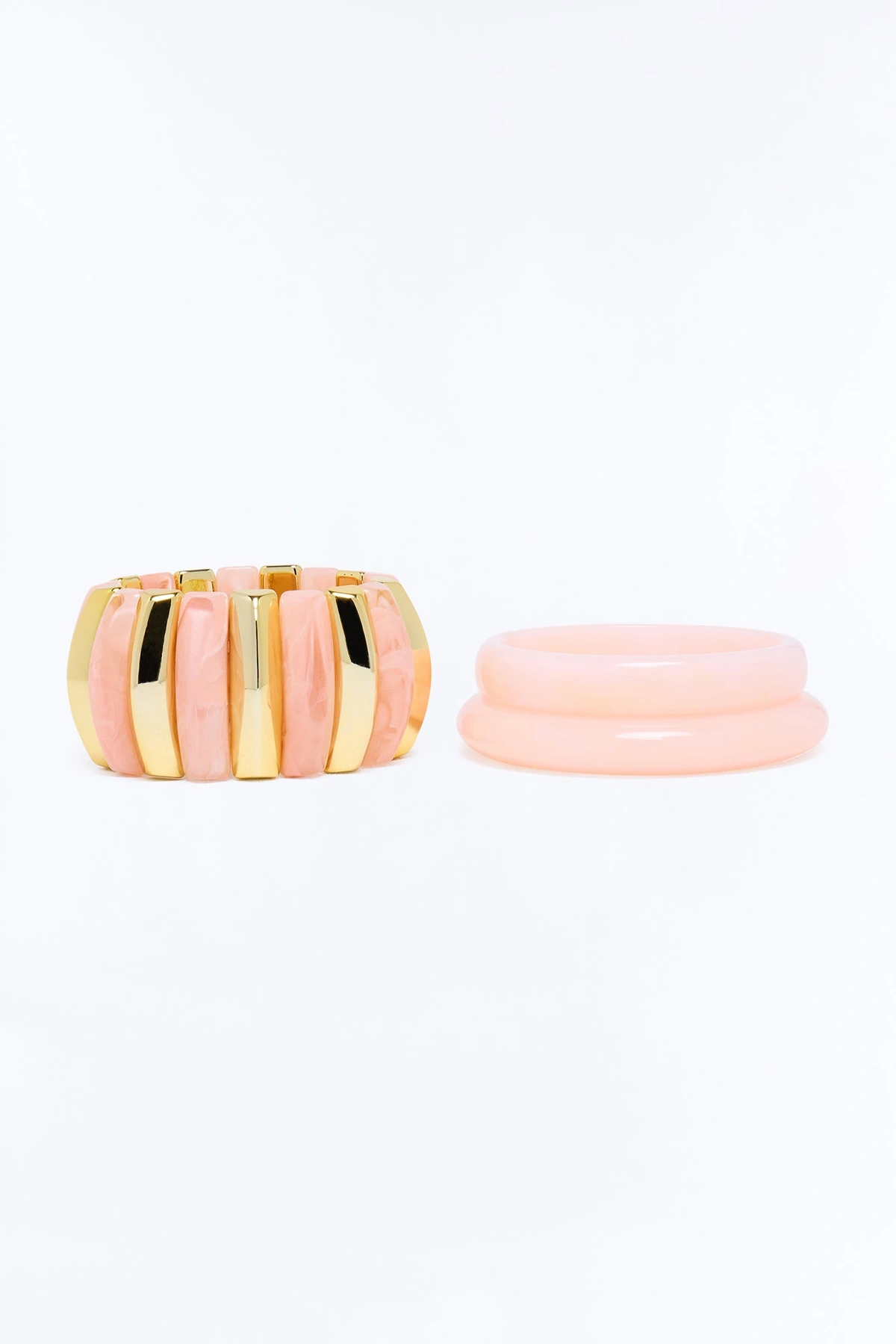Lover's Resort 3 Piece Bracelet Set - Pink/combo — Rosa/combinação