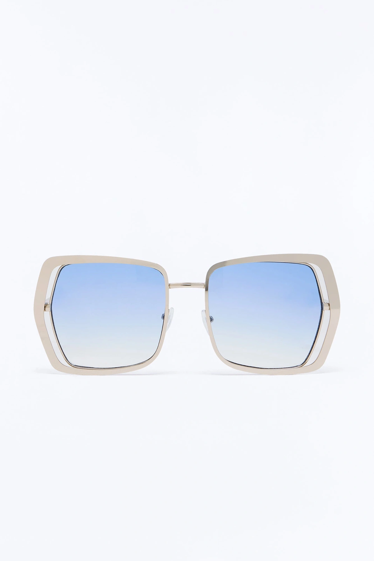 Retro Rebel Sunglasses - Silver/Blue — Prateado/Azul
