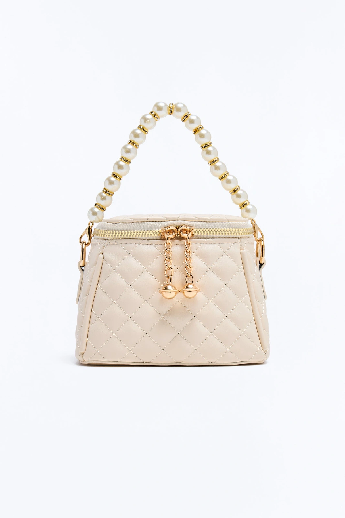 Gentle Soul Faux Leather Crossbody Bag - Ivory — Marfim
