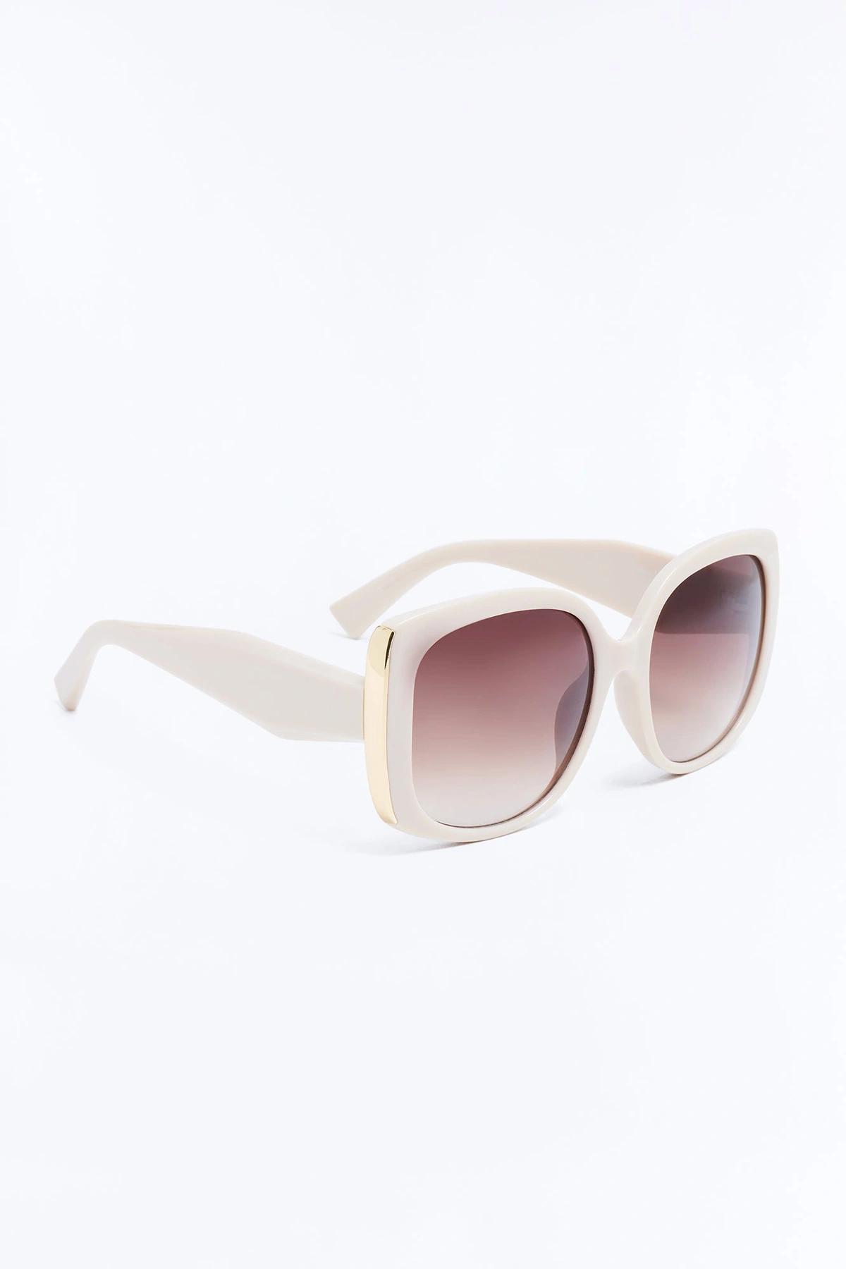Angel Eyes Square Sunglasses - Taupe — Bege acinzentado