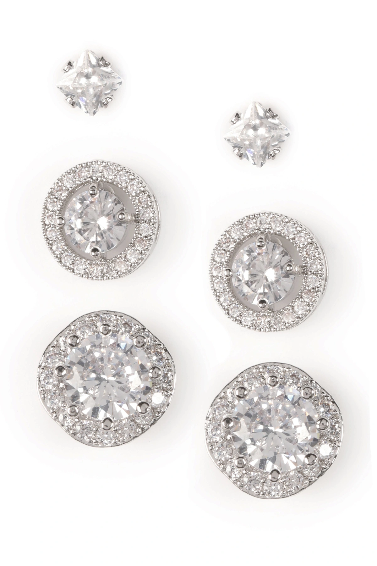 Gonna Be Different Earring Set - Silver — Prateado