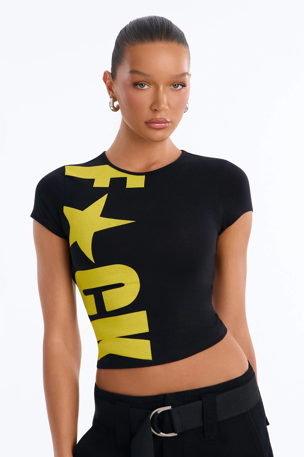Unfiltered Star Tee - Black — Preto