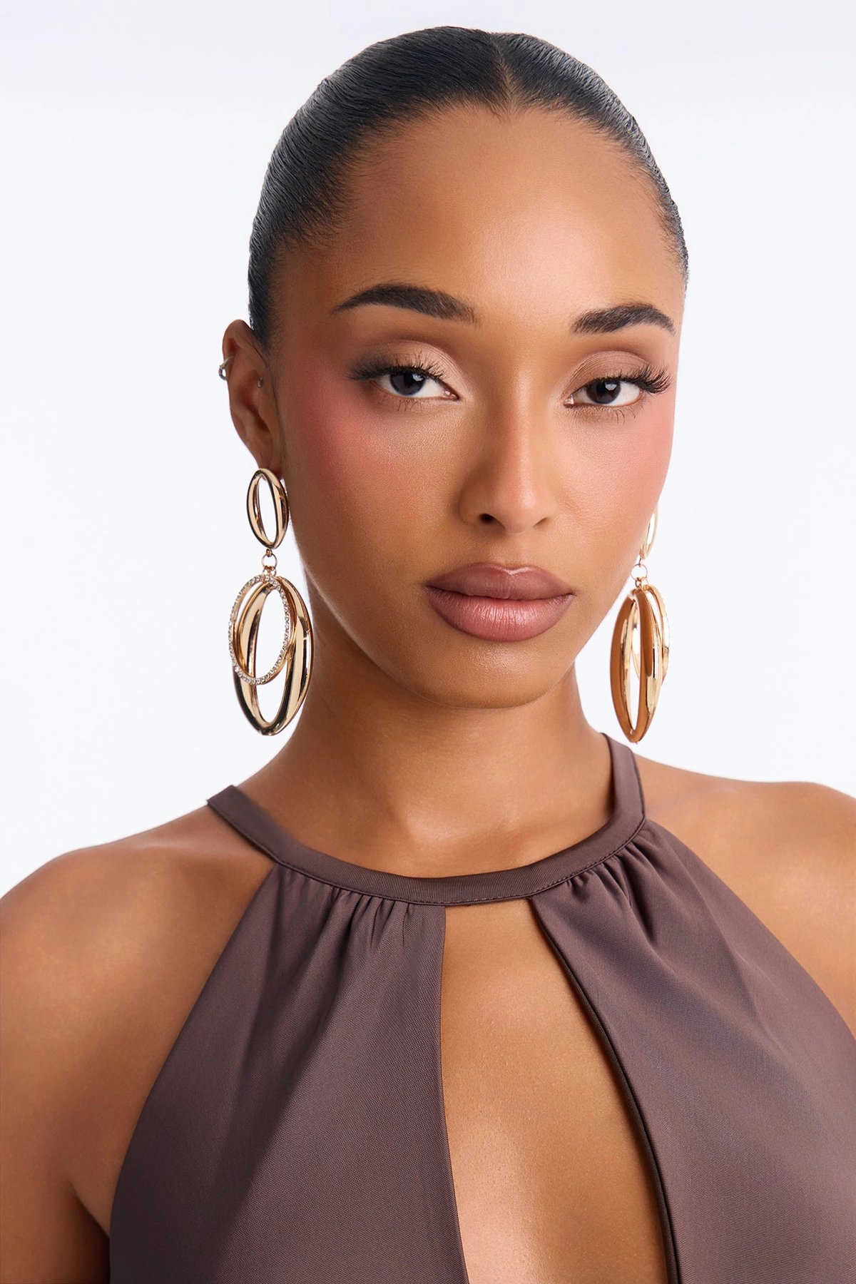 The Way You Held Me Drop Earrings - Gold — Dourado