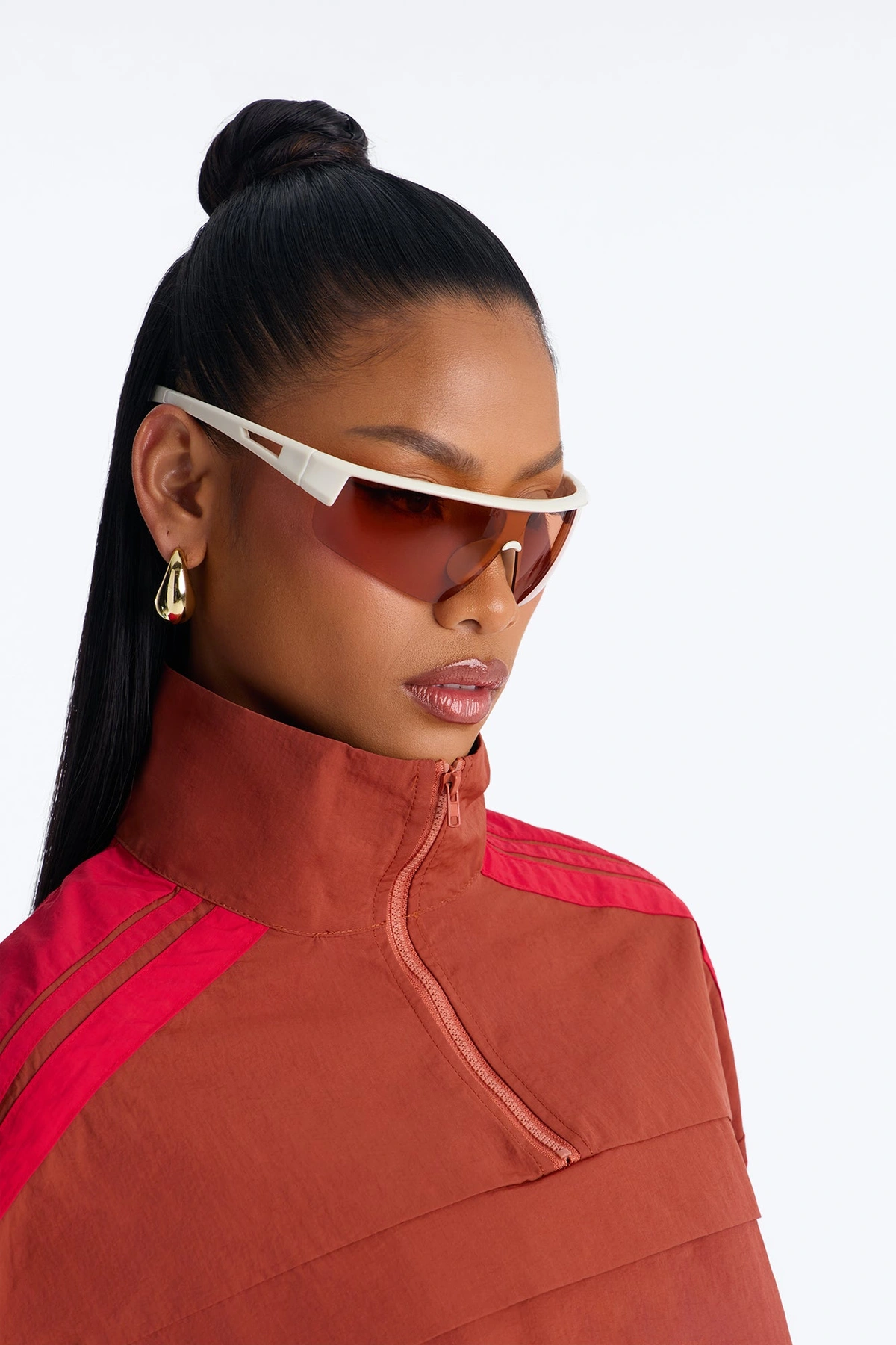 Rebel Beam Sunglasses - Ivory — Marfim