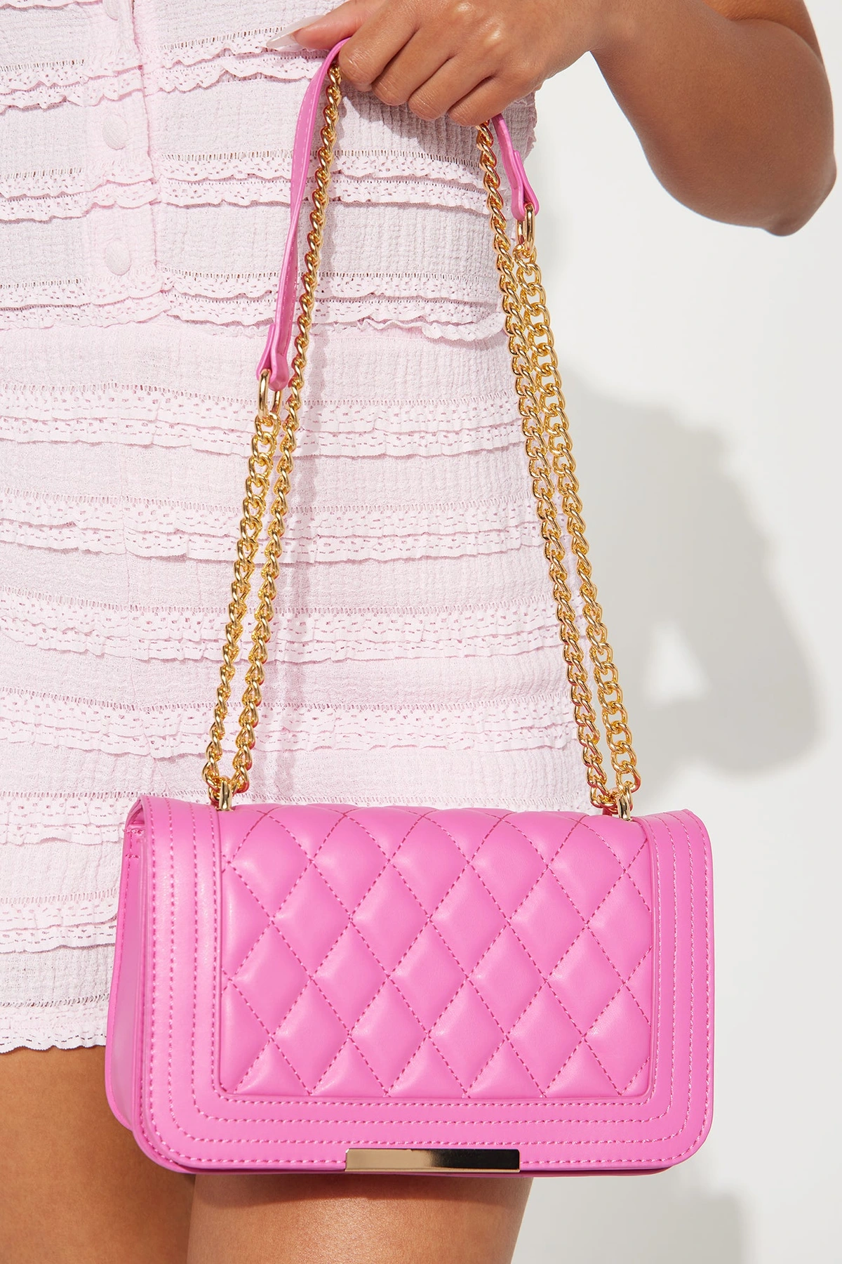Leave The Rest Behind Crossbody Bag - Pink — Rosa