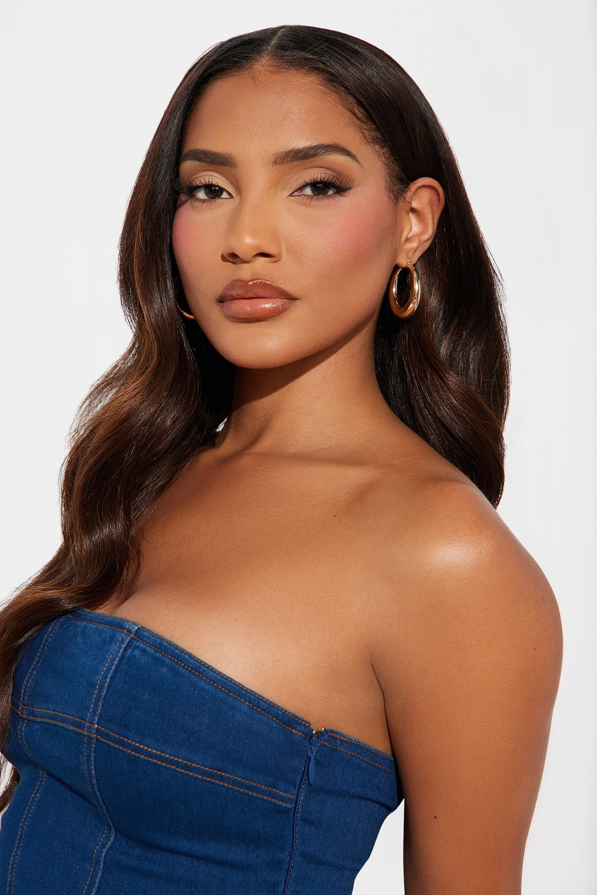 Alana Hoop Earrings - Gold — Dourado