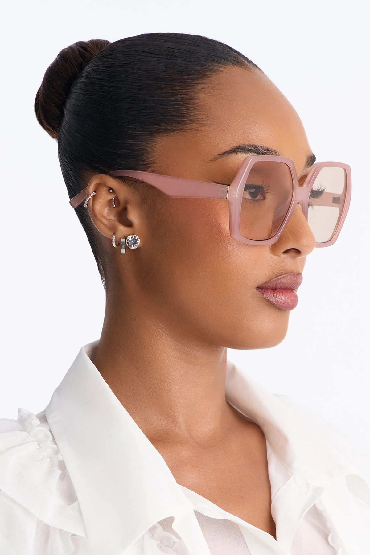 Read My Mind Sunglasses - Pink — Rosa