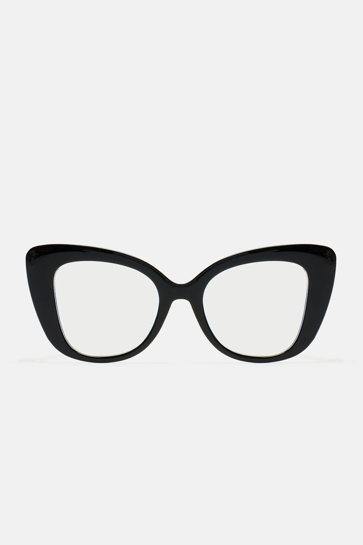 Too Smart For You Blue Light Glasses - Black — Preto