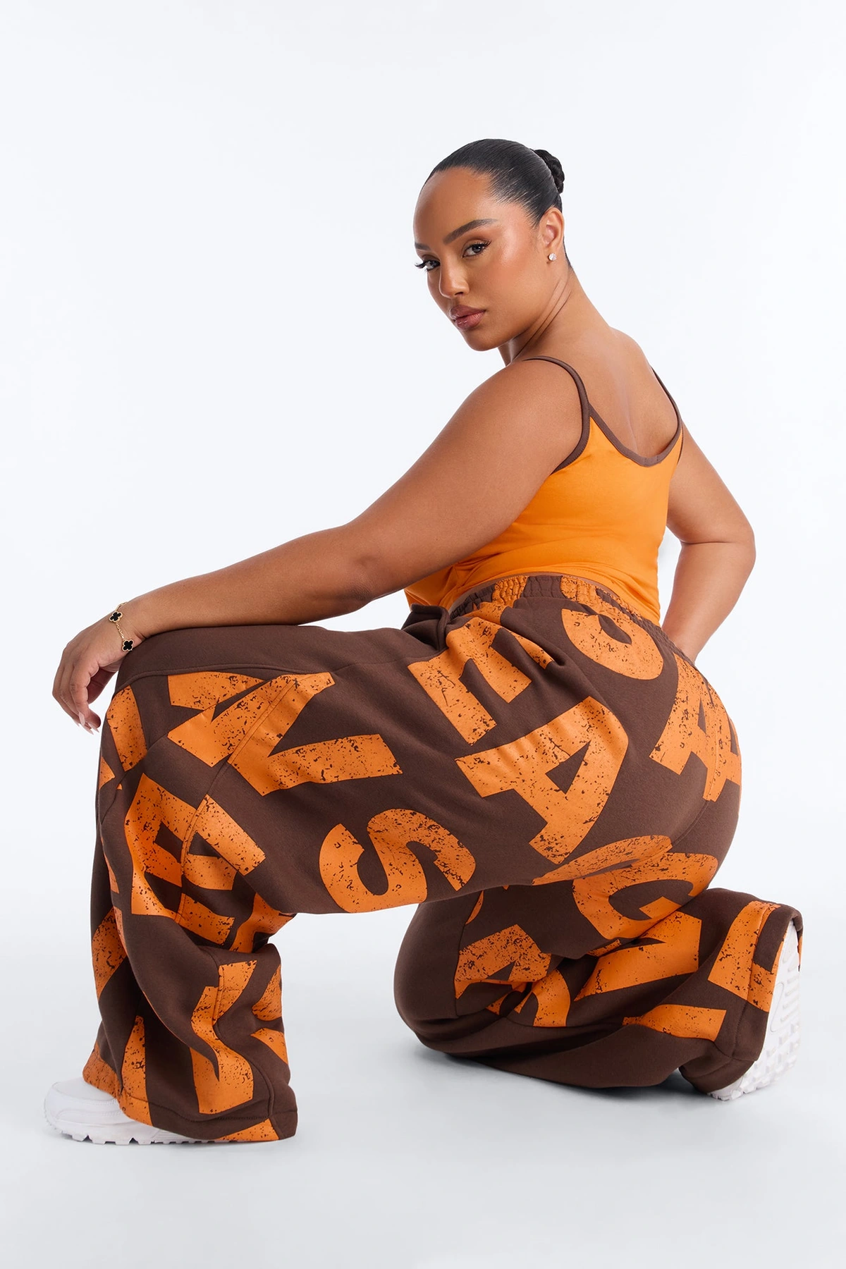 Savage Mode Fleece Pant Set - Orange/combo — Laranja/combinação