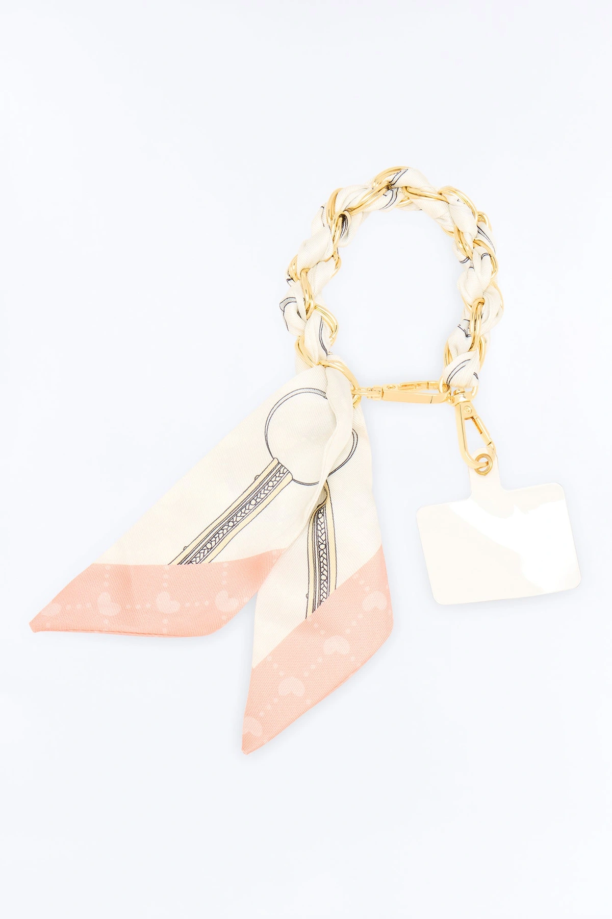 Hold Me Gently Phone Scarf Wristlet - Ivory/combo — Marfim/combinação