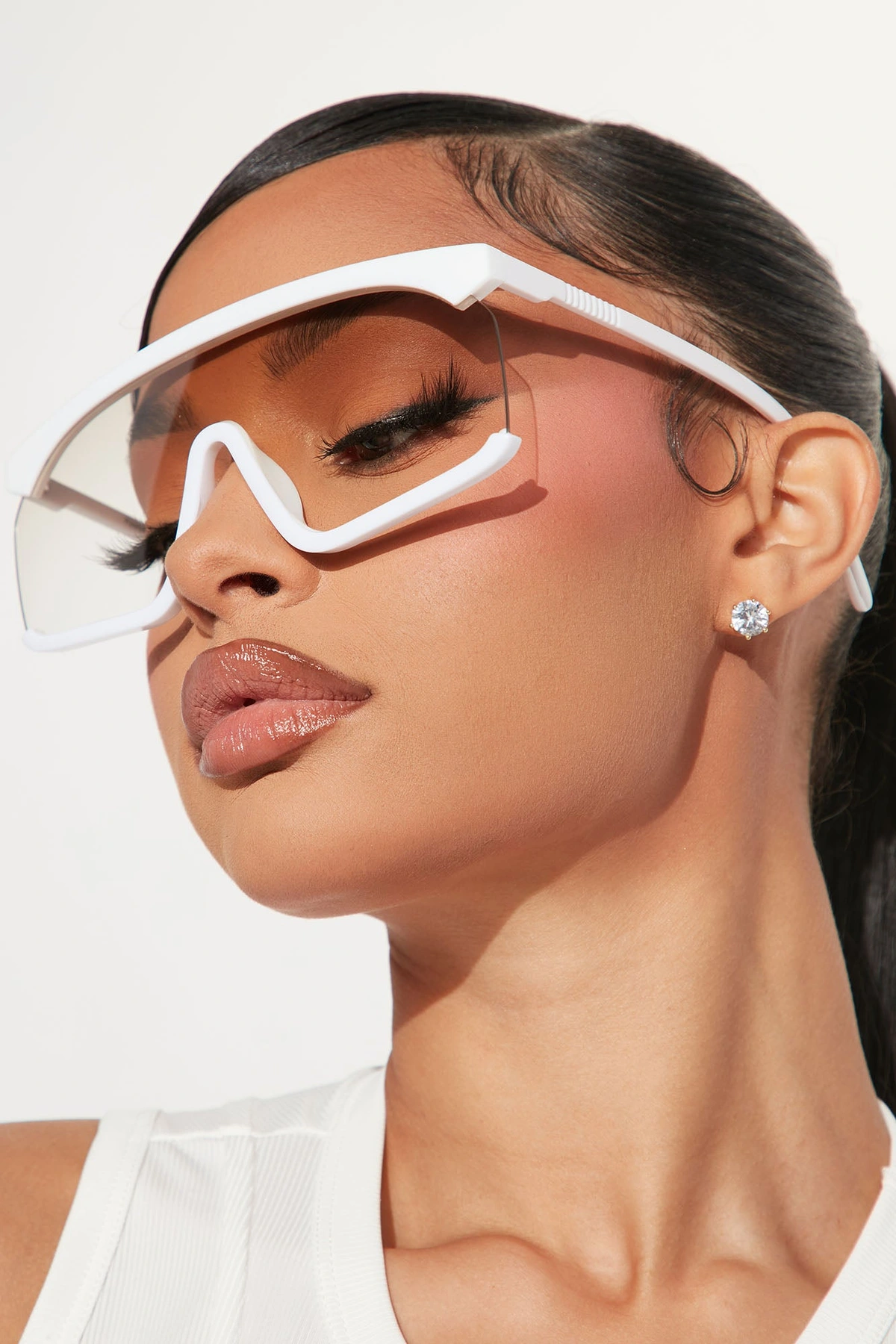 With The Clique Glasses - White — Branco