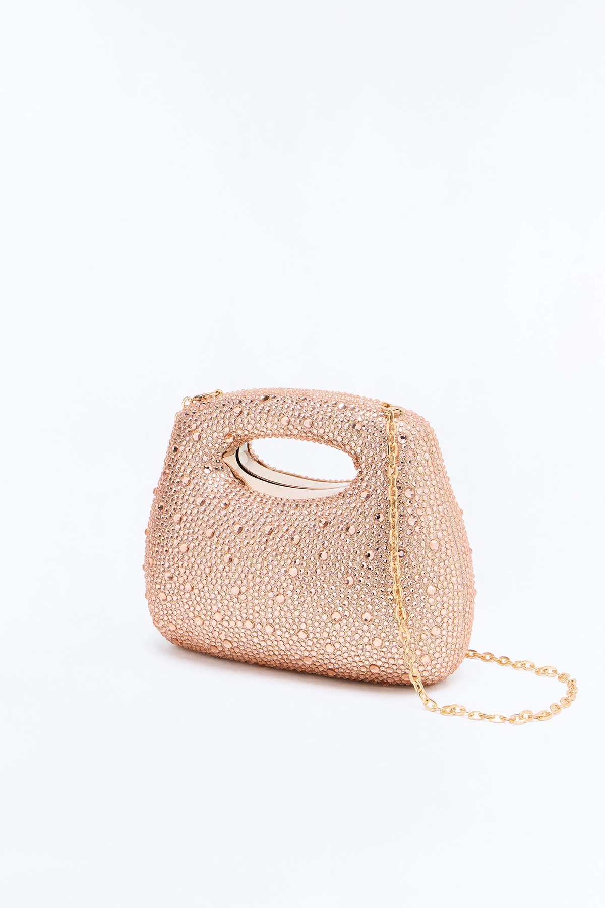 Fireworks Rhinestone Clutch - Champagne — Champagne