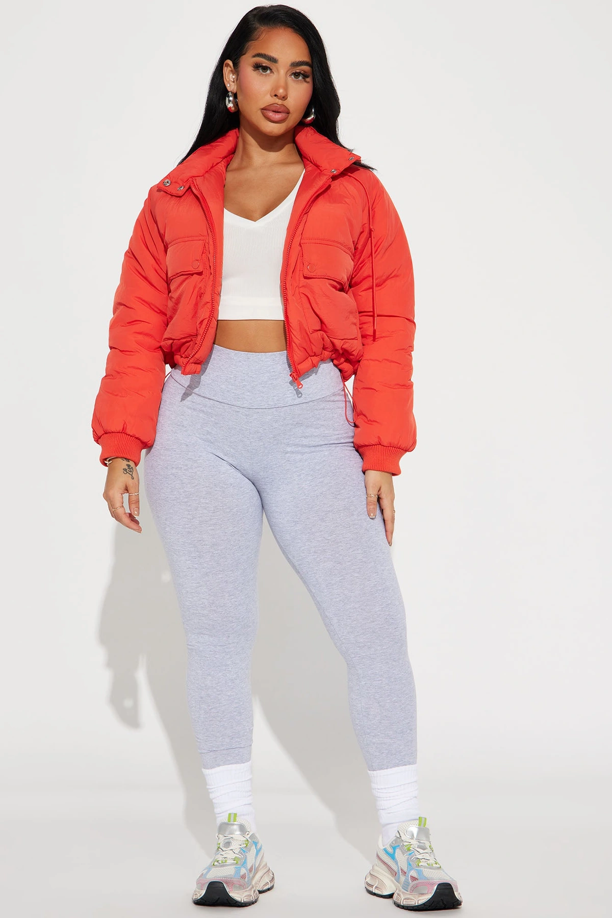 Running Around High Rise Legging - Heather Grey — Cinzento mesclado
