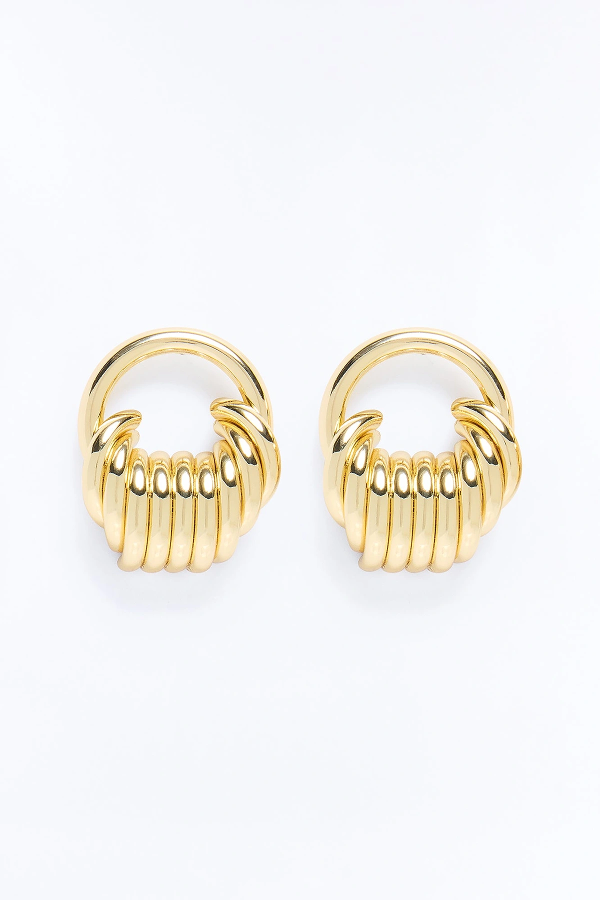Stop Calling Drop Earrings - Gold — Dourado