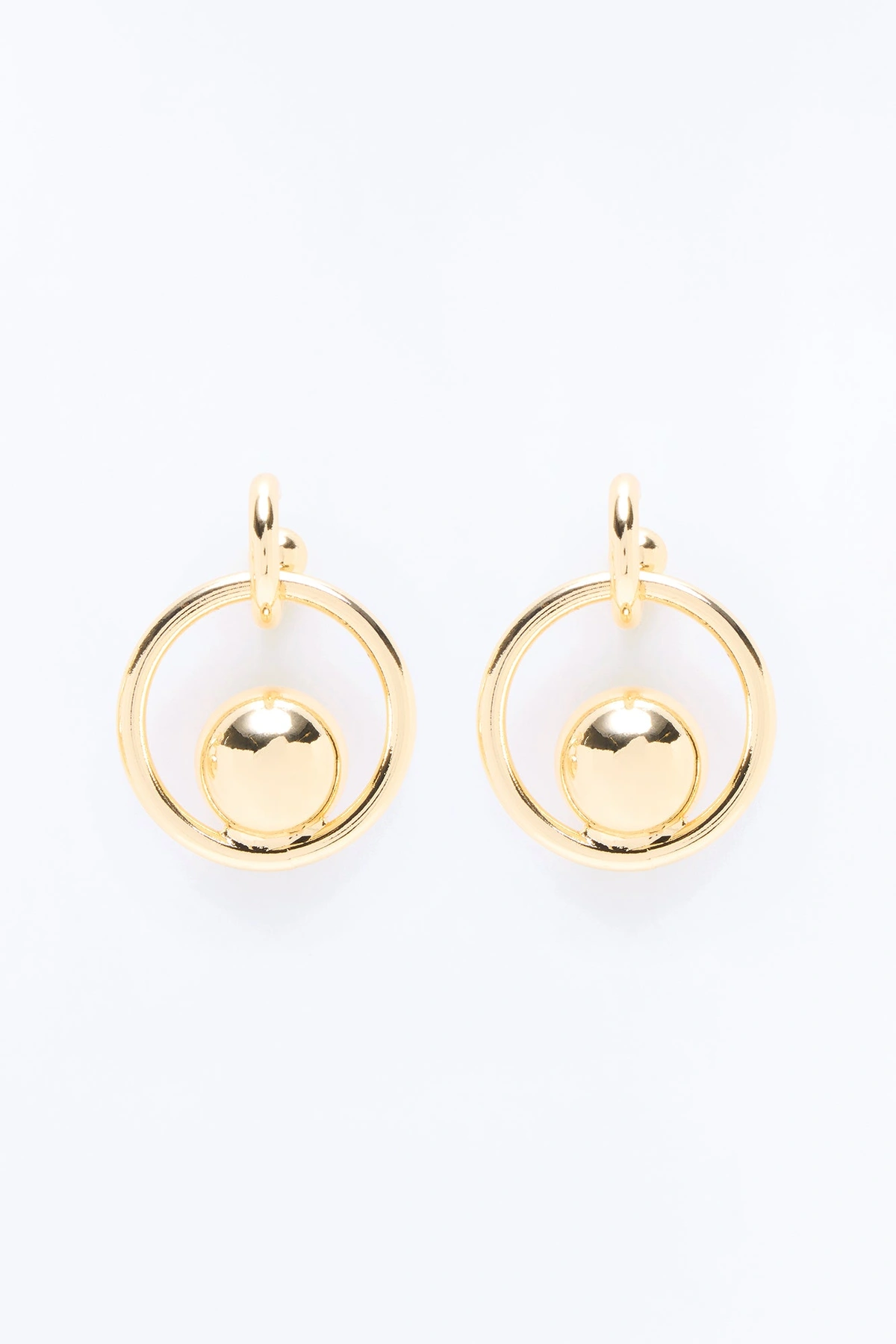 Balanced Thoughts Drop Earrings - Gold — Dourado