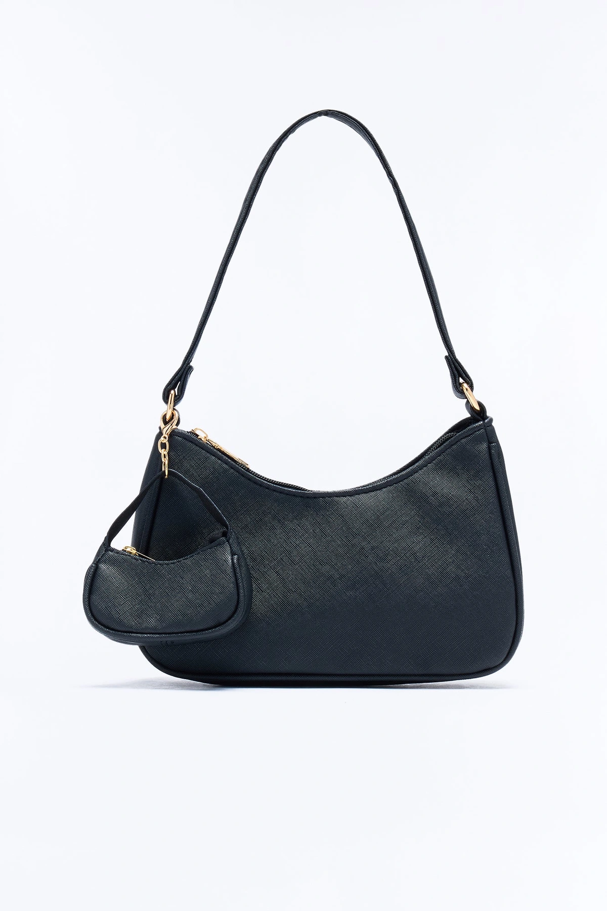 Rose Shoulder Bag - Black — Preto