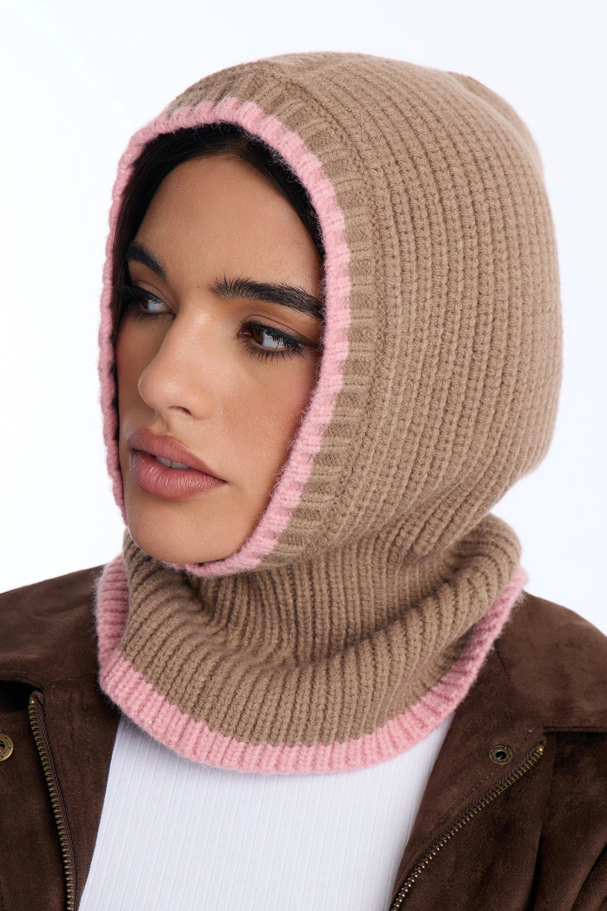 Winter Mask Balaclava - Brown/combo — Castanho/combinação